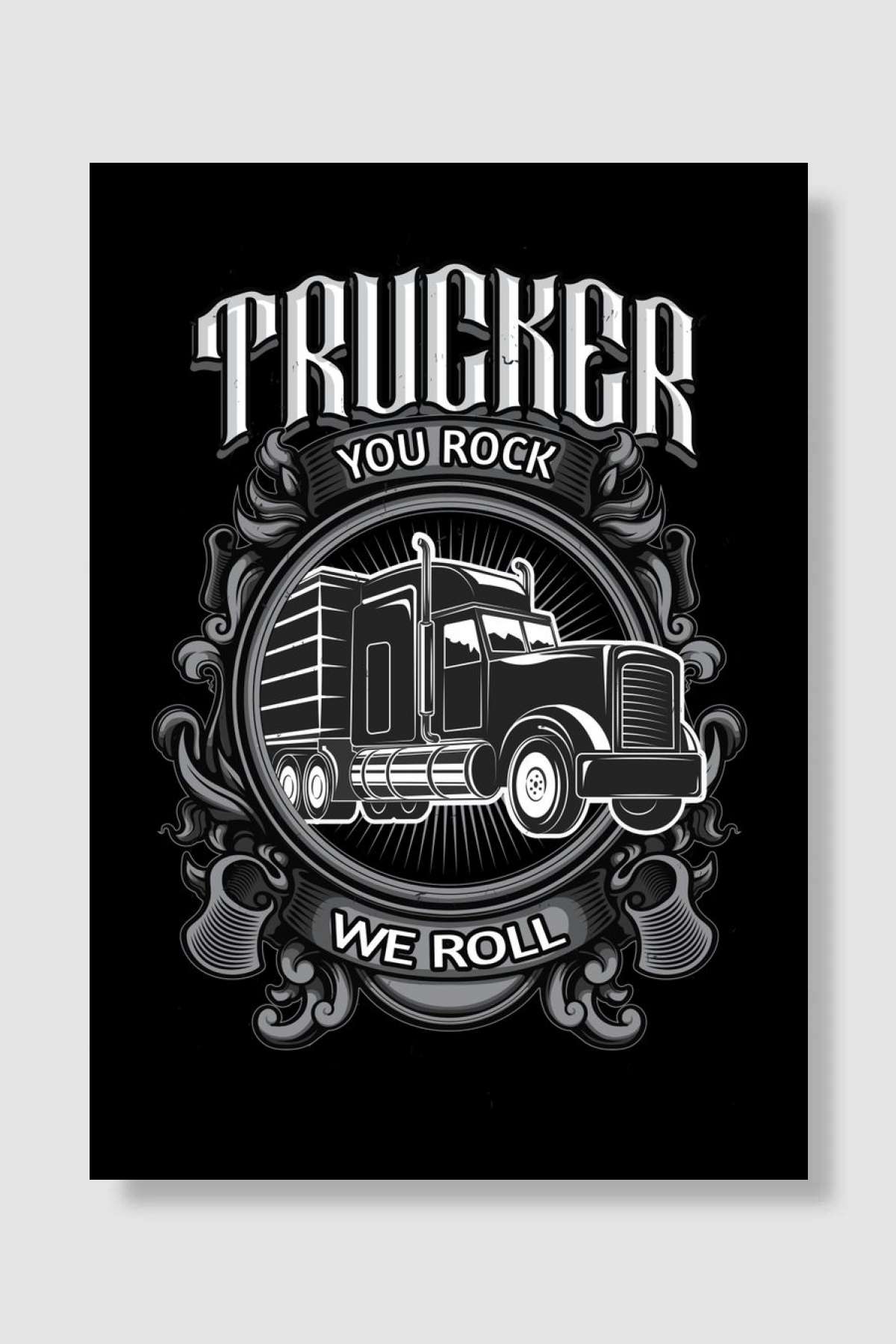 Truck Driver Gifts Sayings Müzik Poster Çerçevesiz Yüksek Kalite Müzik Afiş Duvar Poster