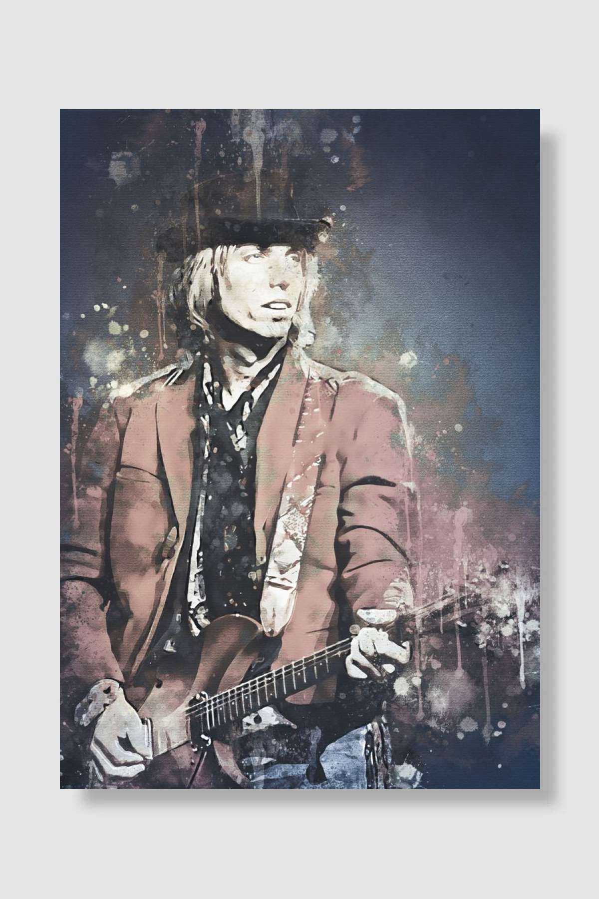 Tom Petty vintage Müzik Poster Çerçevesiz Yüksek Kalite Müzik Afiş Duvar Poster