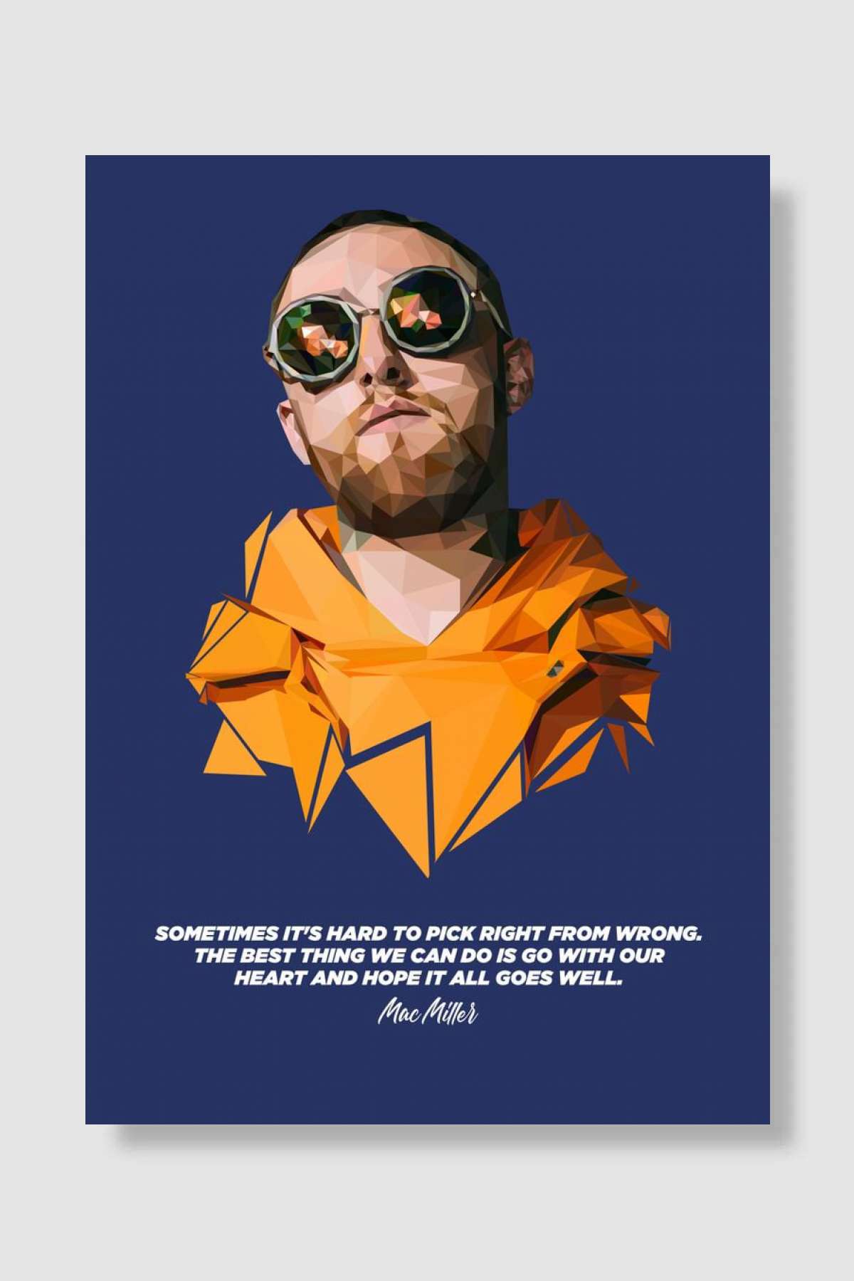 Mac Miller Müzik Poster Çerçevesiz Yüksek Kalite Müzik Afiş Duvar Poster