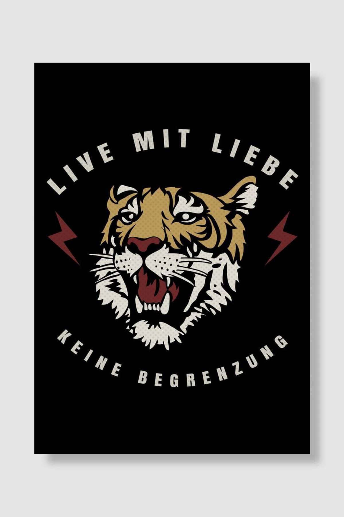 Live with Love Müzik Poster Çerçevesiz Yüksek Kalite Müzik Afiş Duvar Poster