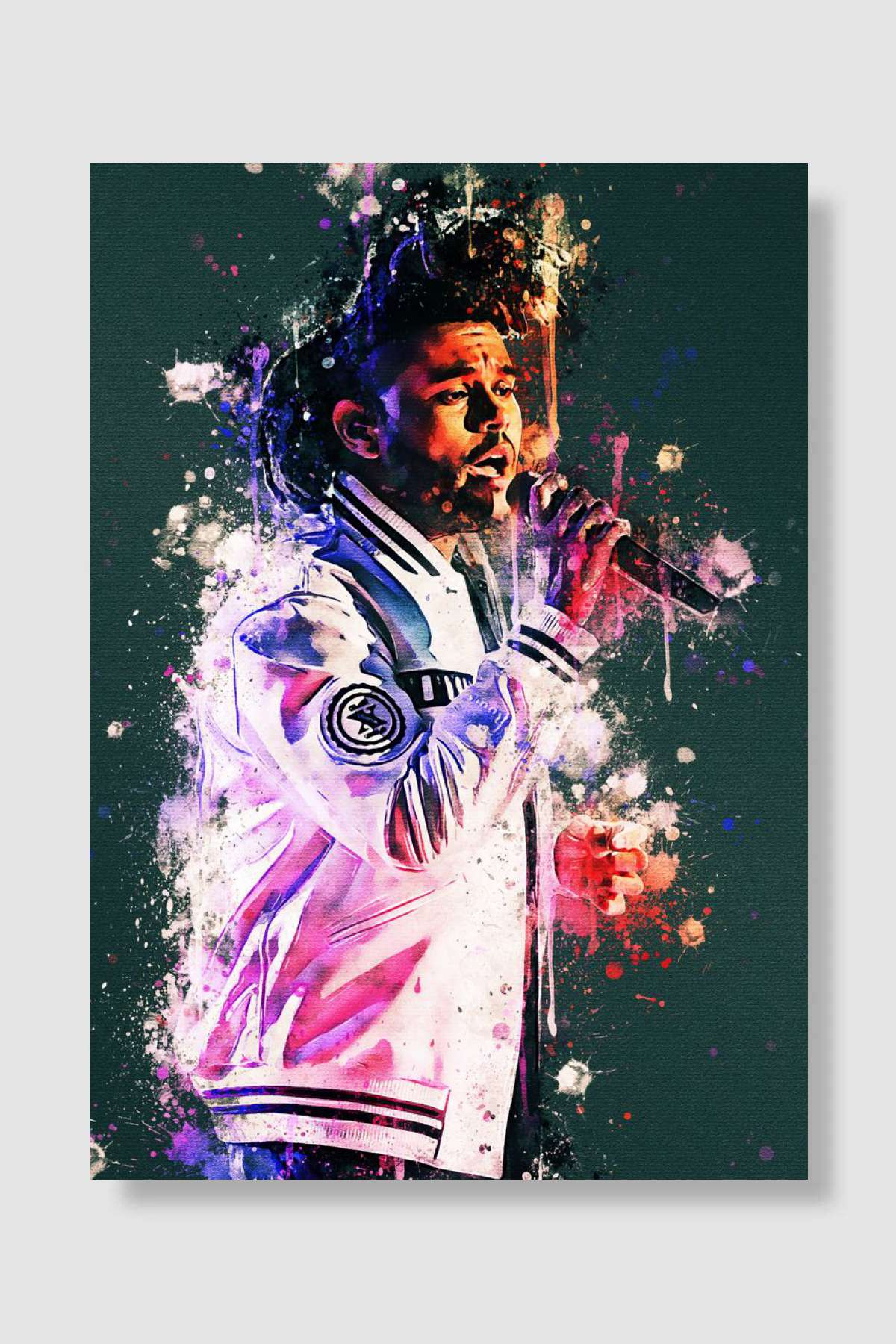 The Weeknd Müzik Poster Çerçevesiz Yüksek Kalite Müzik Afiş Duvar Poster