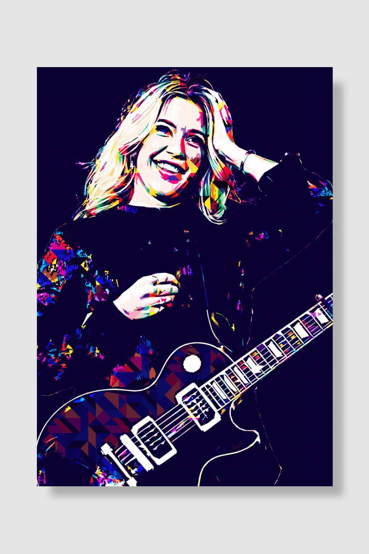 Ellie Goulding Müzik Poster Çerçevesiz Yüksek Kalite Müzik Afiş Duvar Poster
