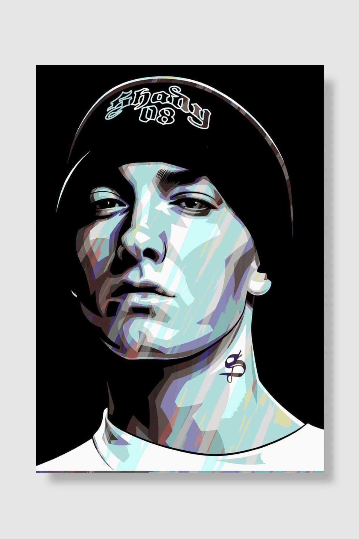 Marshall Bruce Mathers III Müzik Poster Çerçevesiz Yüksek Kalite Müzik Afiş Duvar Poster
