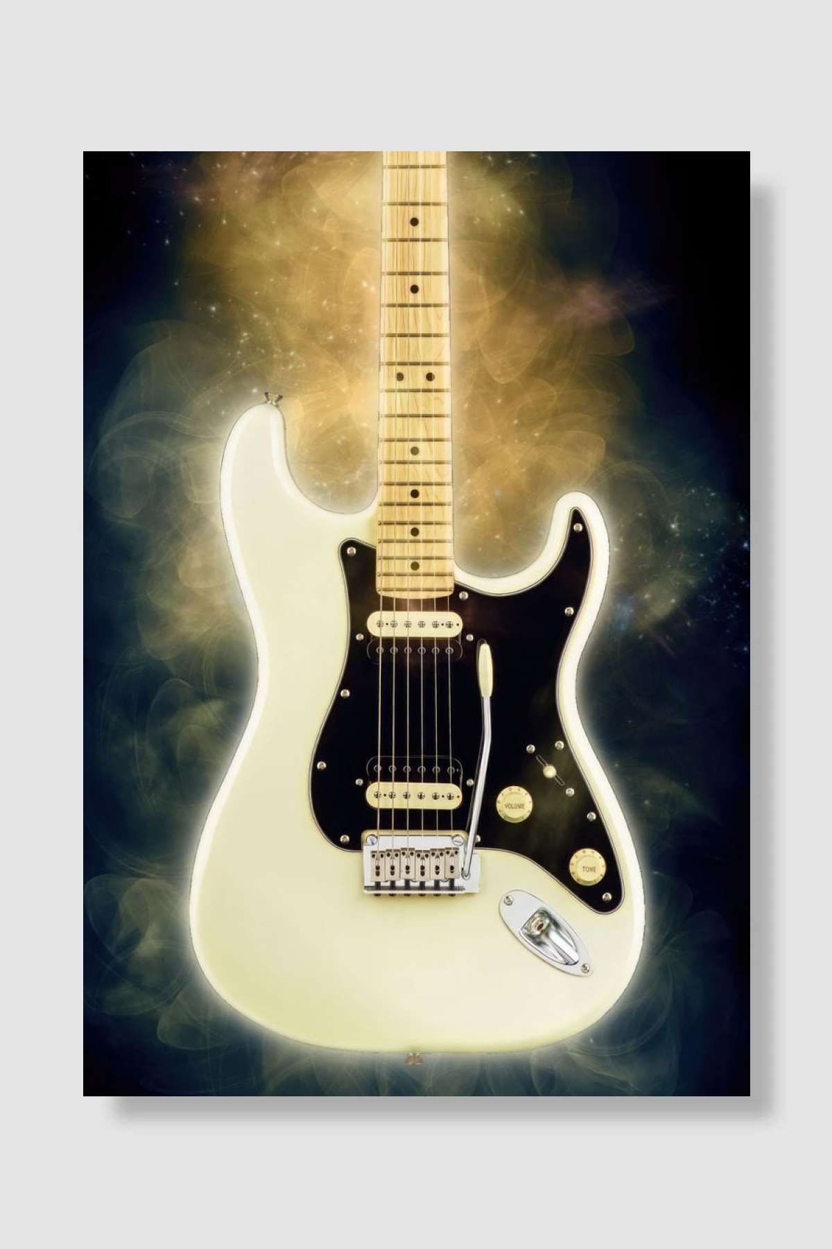 guitar v2 Müzik Poster Çerçevesiz Yüksek Kalite Müzik Afiş Duvar Poster