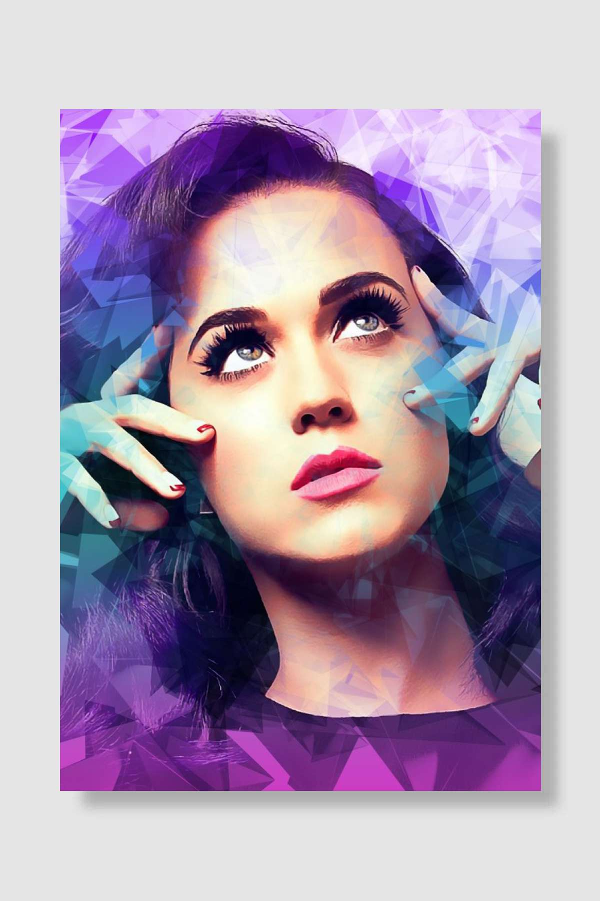 Katy Perry Müzik Poster Çerçevesiz Yüksek Kalite Müzik Afiş Duvar Poster