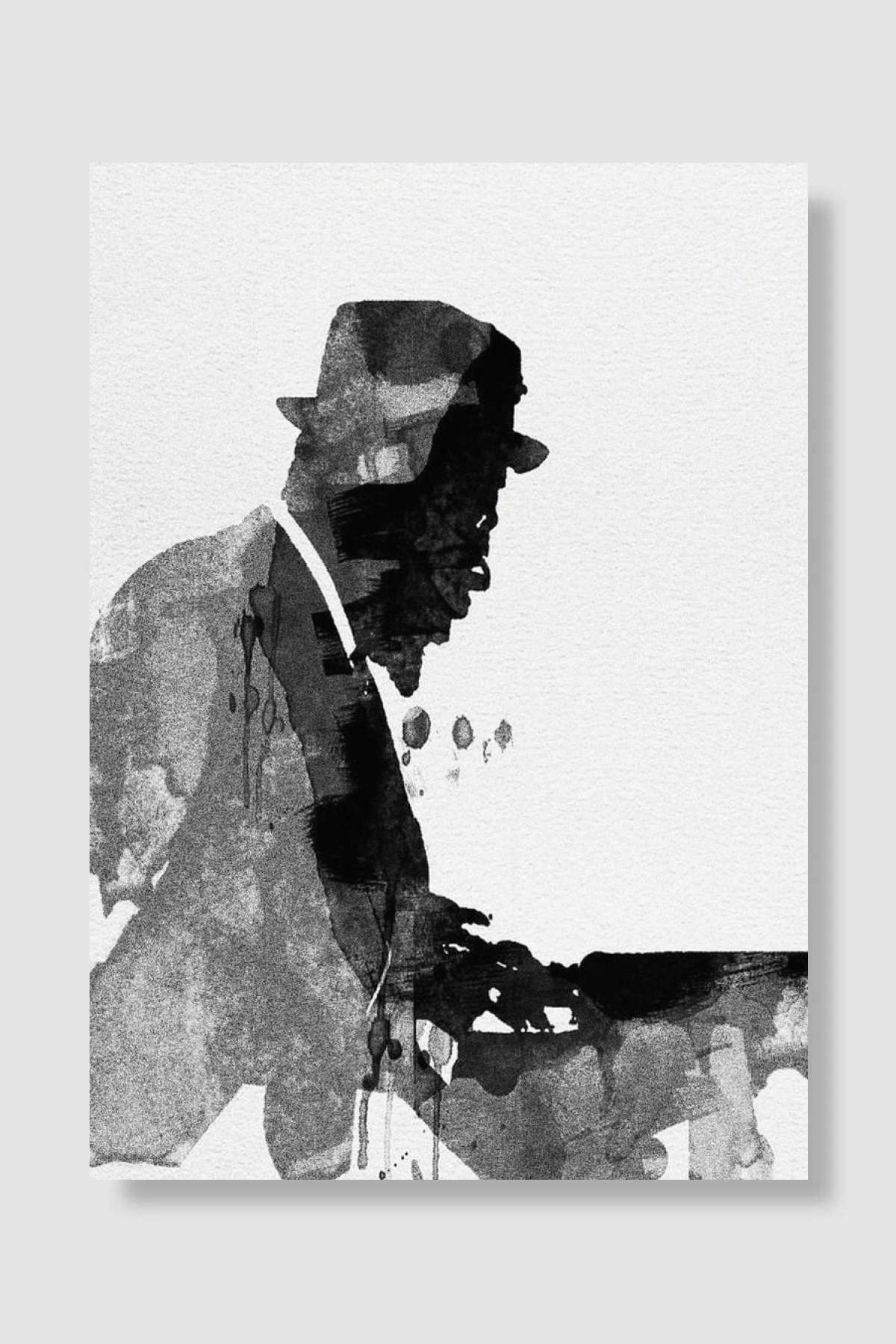 Thelonious Müzik Poster Çerçevesiz Yüksek Kalite Müzik Afiş Duvar Poster