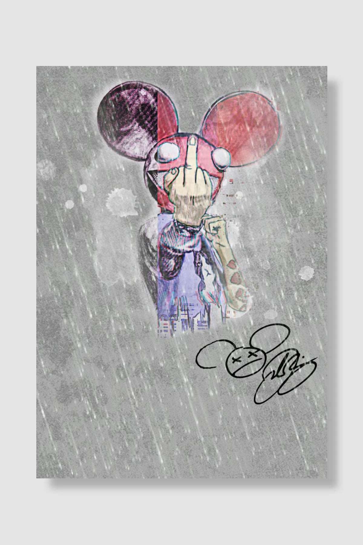 Deadmau5 Canvas Müzik Poster Çerçevesiz Yüksek Kalite Müzik Afiş Duvar Poster