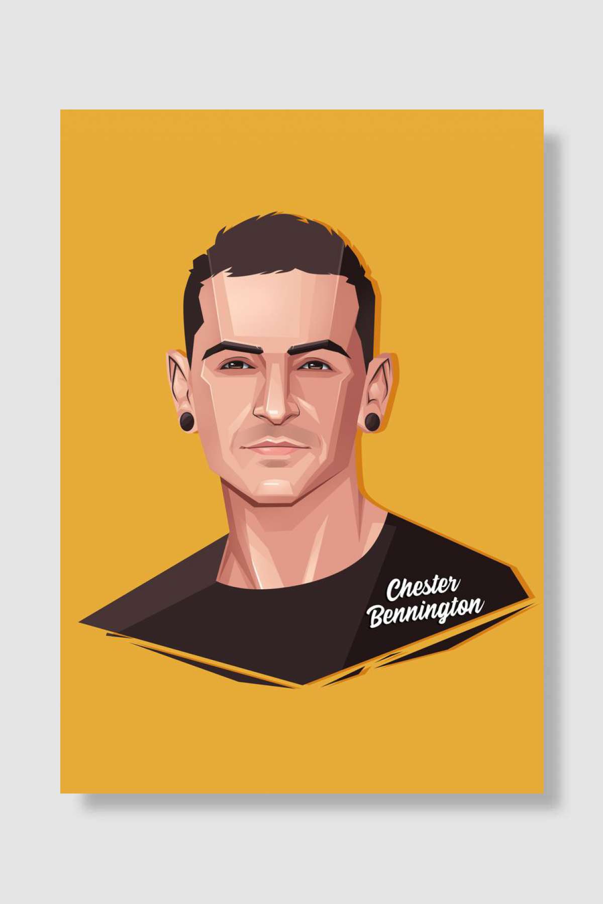 chester bennington art Müzik Poster Çerçevesiz Yüksek Kalite Müzik Afiş Duvar Poster