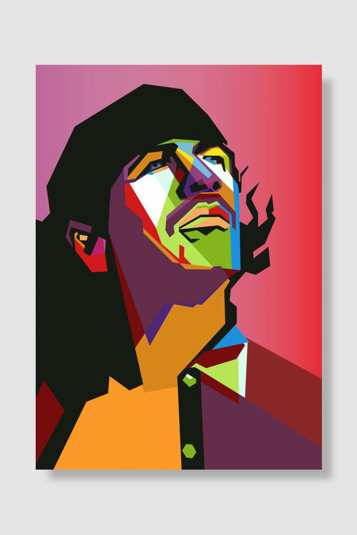 santana Müzik Poster Çerçevesiz Yüksek Kalite Müzik Afiş Duvar Poster