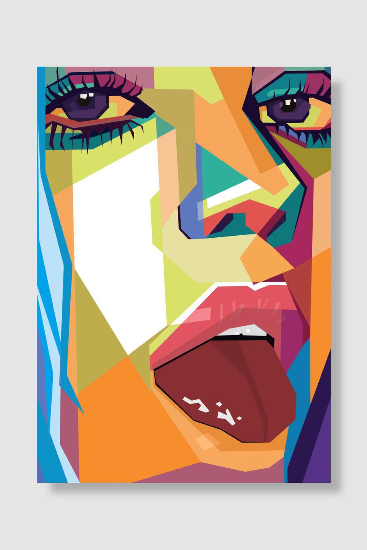 billie1 Müzik Poster Çerçevesiz Yüksek Kalite Müzik Afiş Duvar Poster