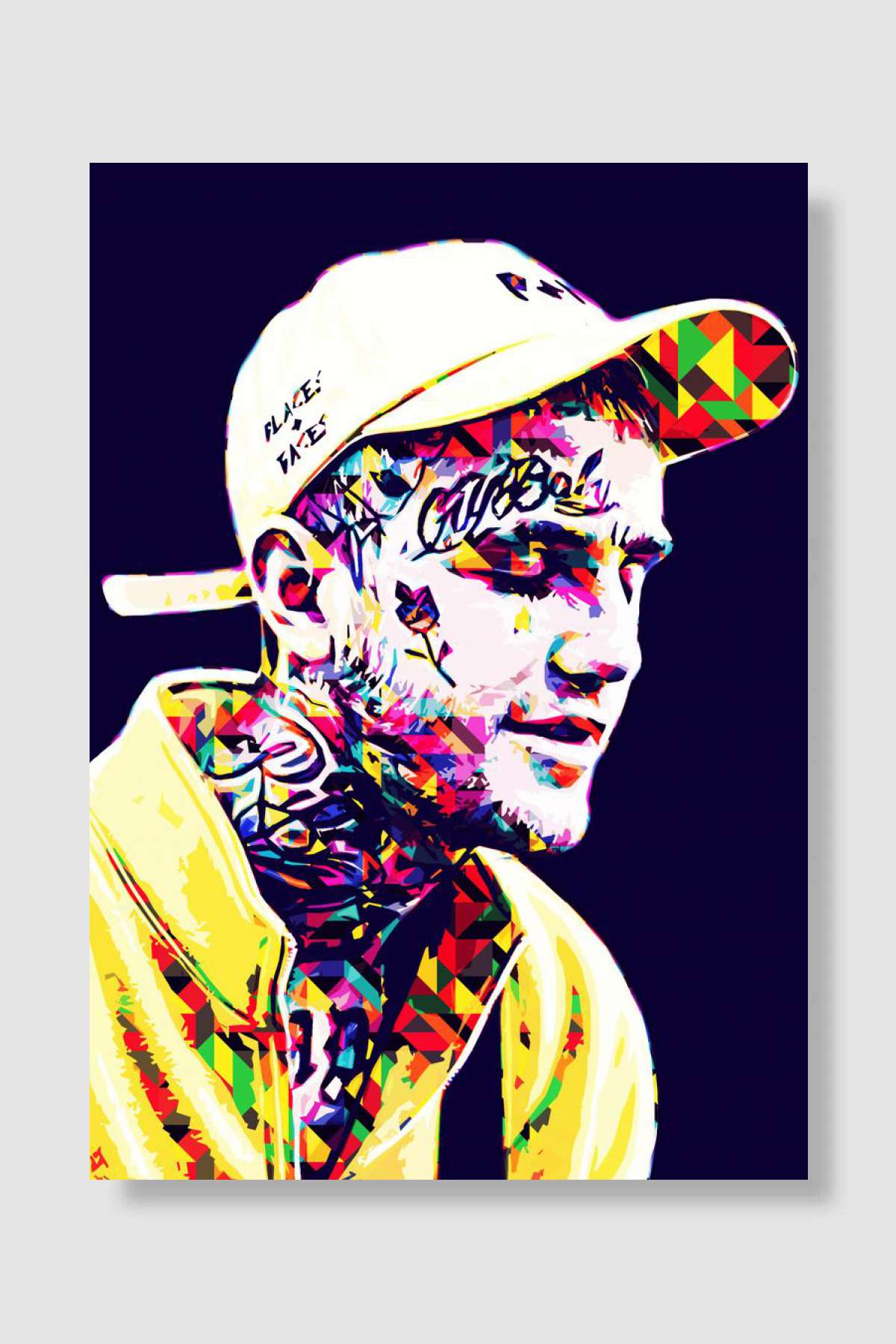 Lil Peep Müzik Poster Çerçevesiz Yüksek Kalite Müzik Afiş Duvar Poster