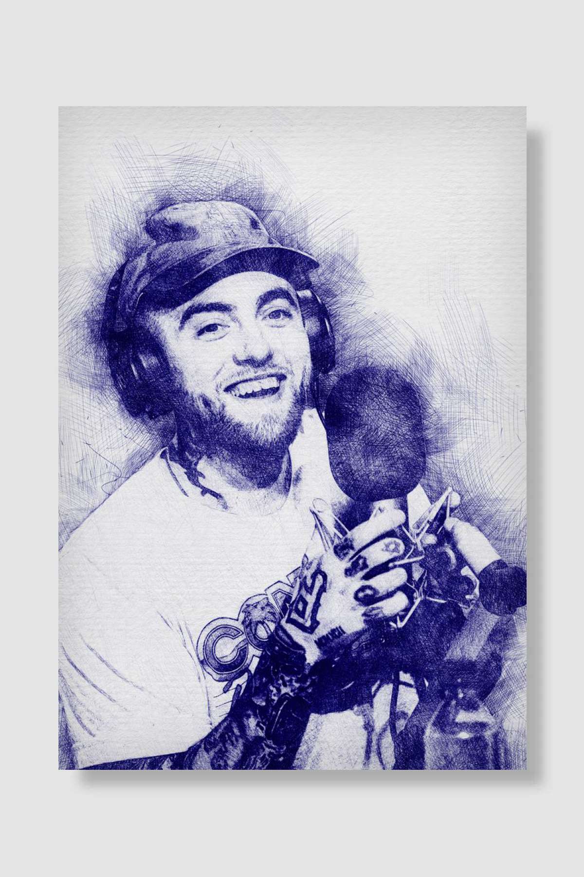 Mac Miller Müzik Poster Çerçevesiz Yüksek Kalite Müzik Afiş Duvar Poster