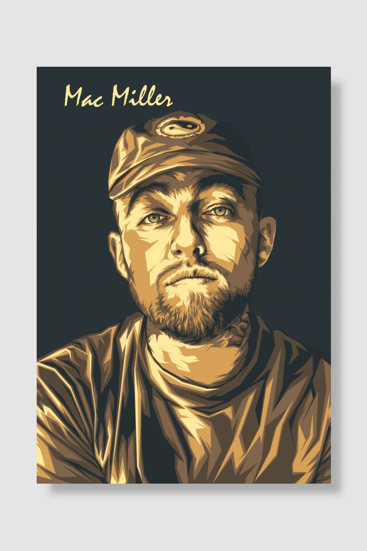 Mac Miller PopArt Müzik Poster Çerçevesiz Yüksek Kalite Müzik Afiş Duvar Poster