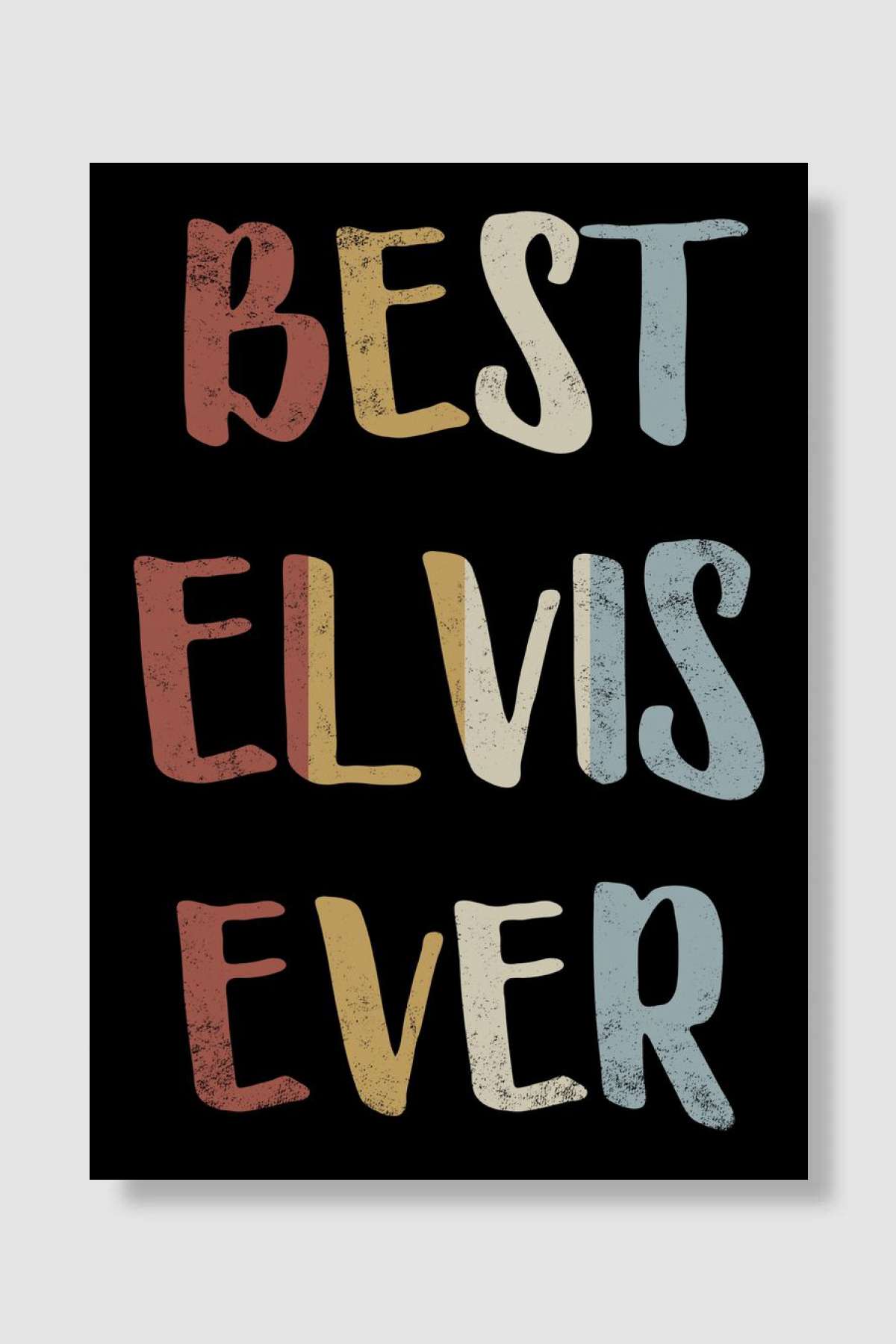 Best Elvis Ever Müzik Poster Çerçevesiz Yüksek Kalite Müzik Afiş Duvar Poster