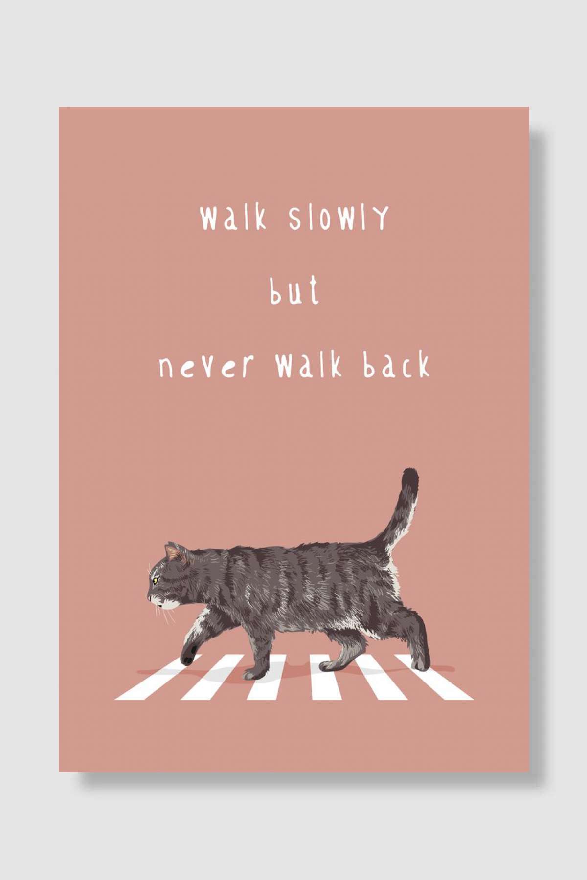 Walk slowly Müzik Poster Çerçevesiz Yüksek Kalite Müzik Afiş Duvar Poster