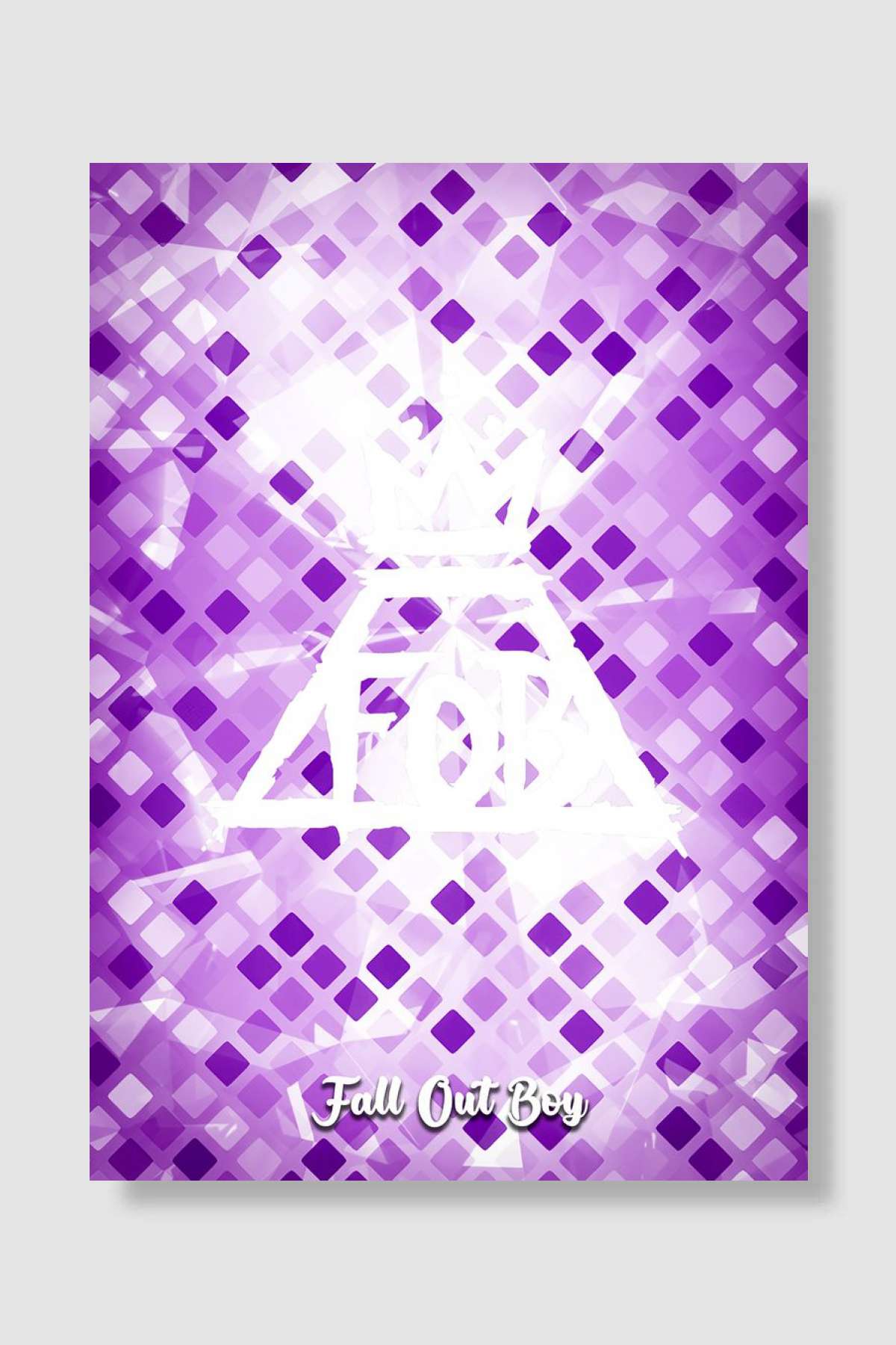 Fall Out Boy Müzik Poster Çerçevesiz Yüksek Kalite Müzik Afiş Duvar Poster