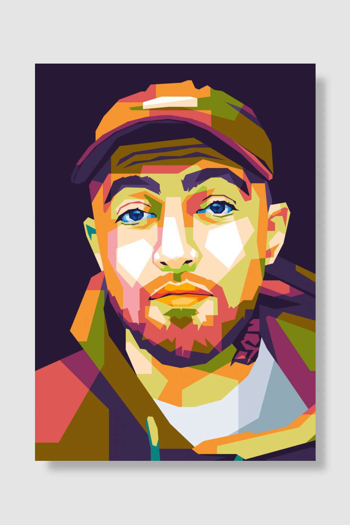 Mac Miller Müzik Poster Çerçevesiz Yüksek Kalite Müzik Afiş Duvar Poster