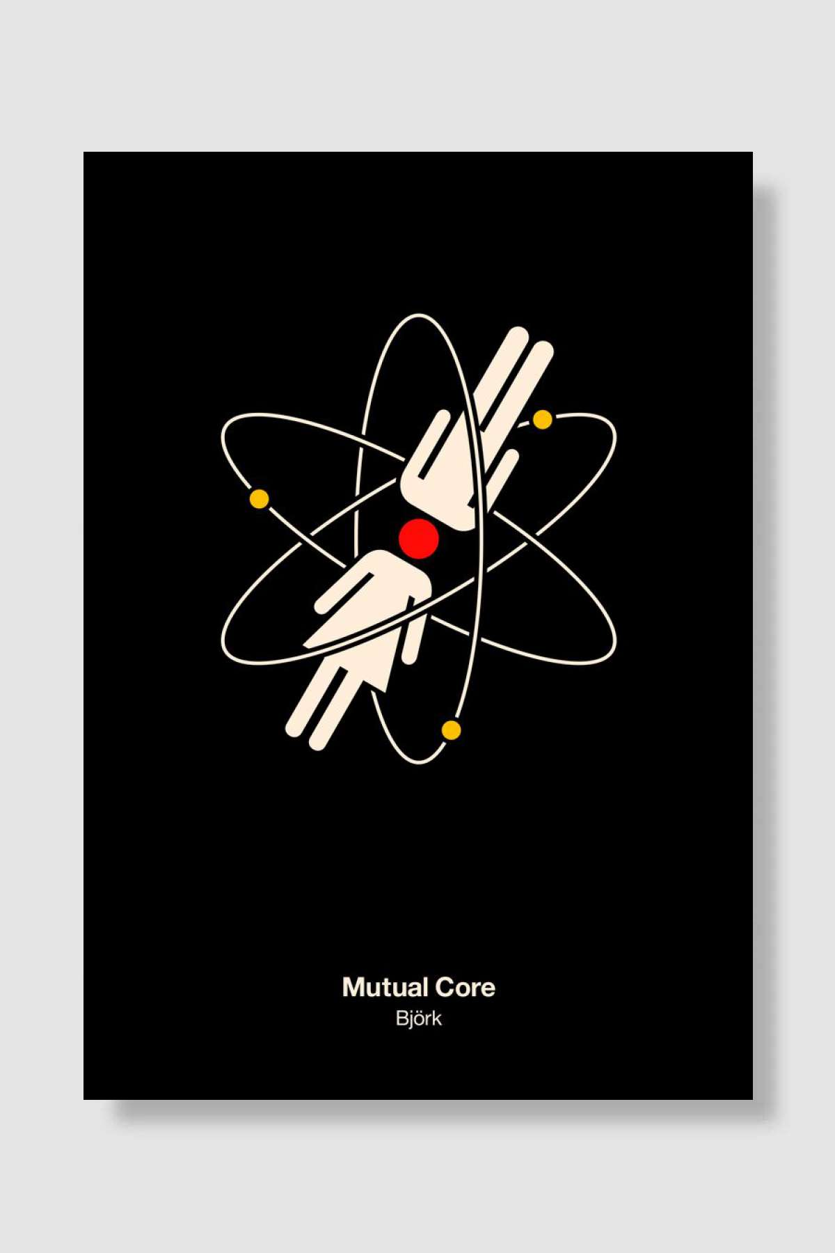 Mutual Core Müzik Poster Çerçevesiz Yüksek Kalite Müzik Afiş Duvar Poster