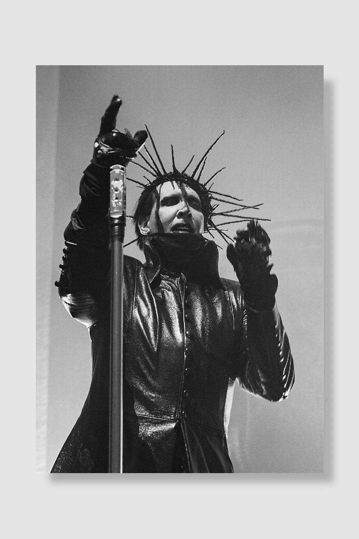 Manson Müzik Poster Çerçevesiz Yüksek Kalite Müzik Afiş Duvar Poster