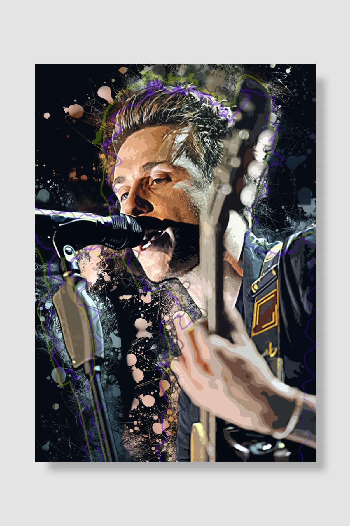 Clueso Müzik Poster Çerçevesiz Yüksek Kalite Müzik Afiş Duvar Poster