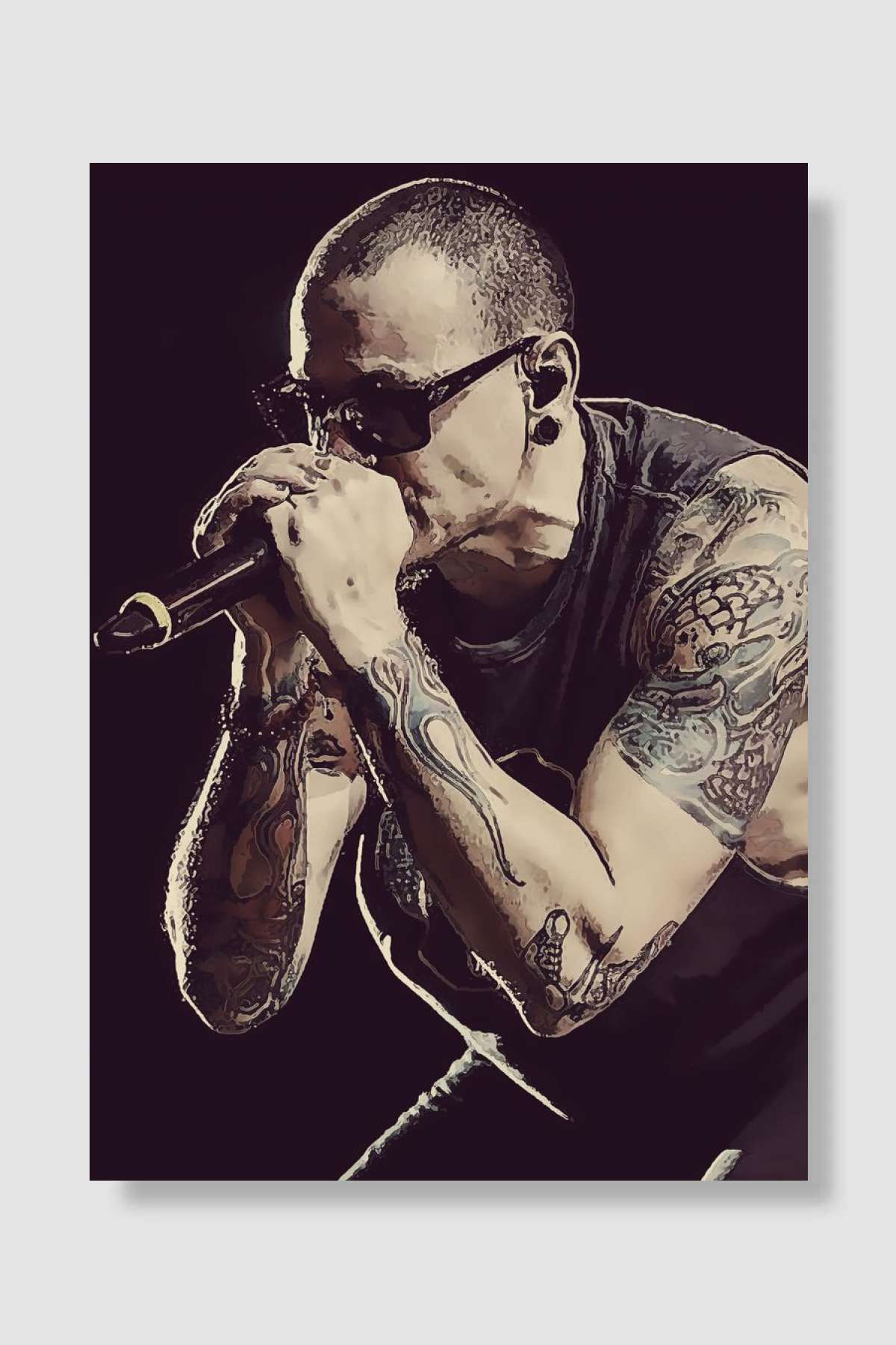 LinkinPark 3 Müzik Poster Çerçevesiz Yüksek Kalite Müzik Afiş Duvar Poster