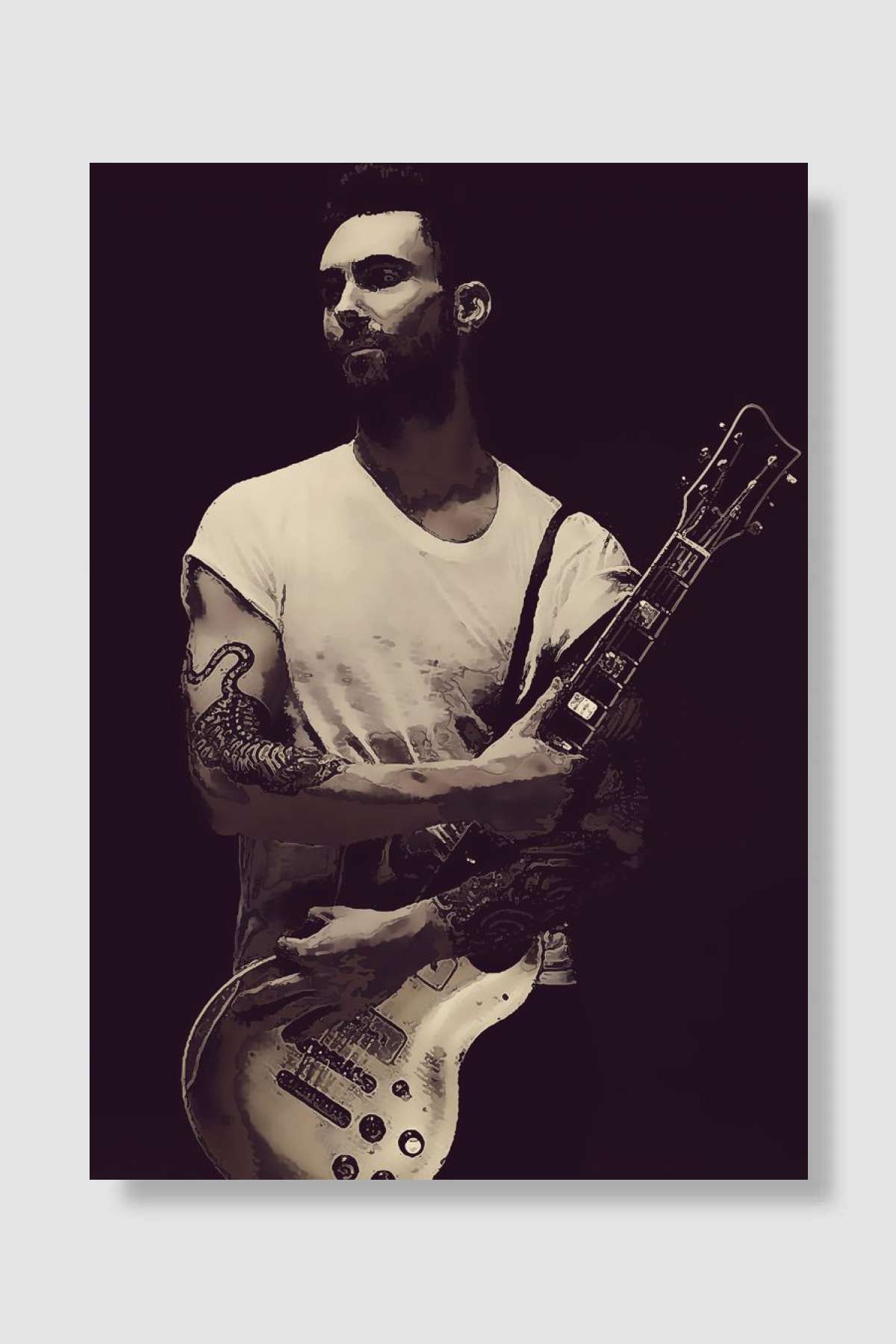 Maroon 5 25 Müzik Poster Çerçevesiz Yüksek Kalite Müzik Afiş Duvar Poster
