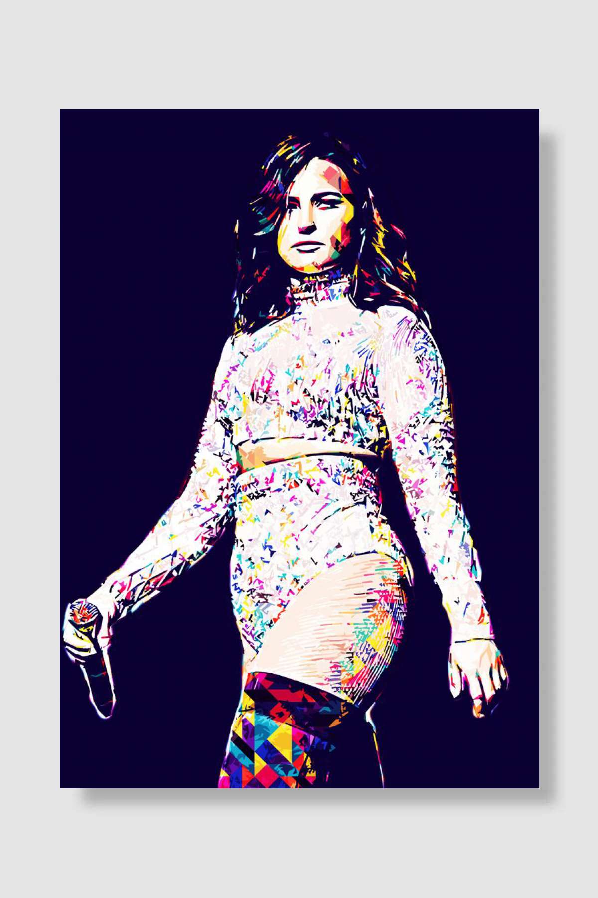 Demi Lovato Müzik Poster Çerçevesiz Yüksek Kalite Müzik Afiş Duvar Poster
