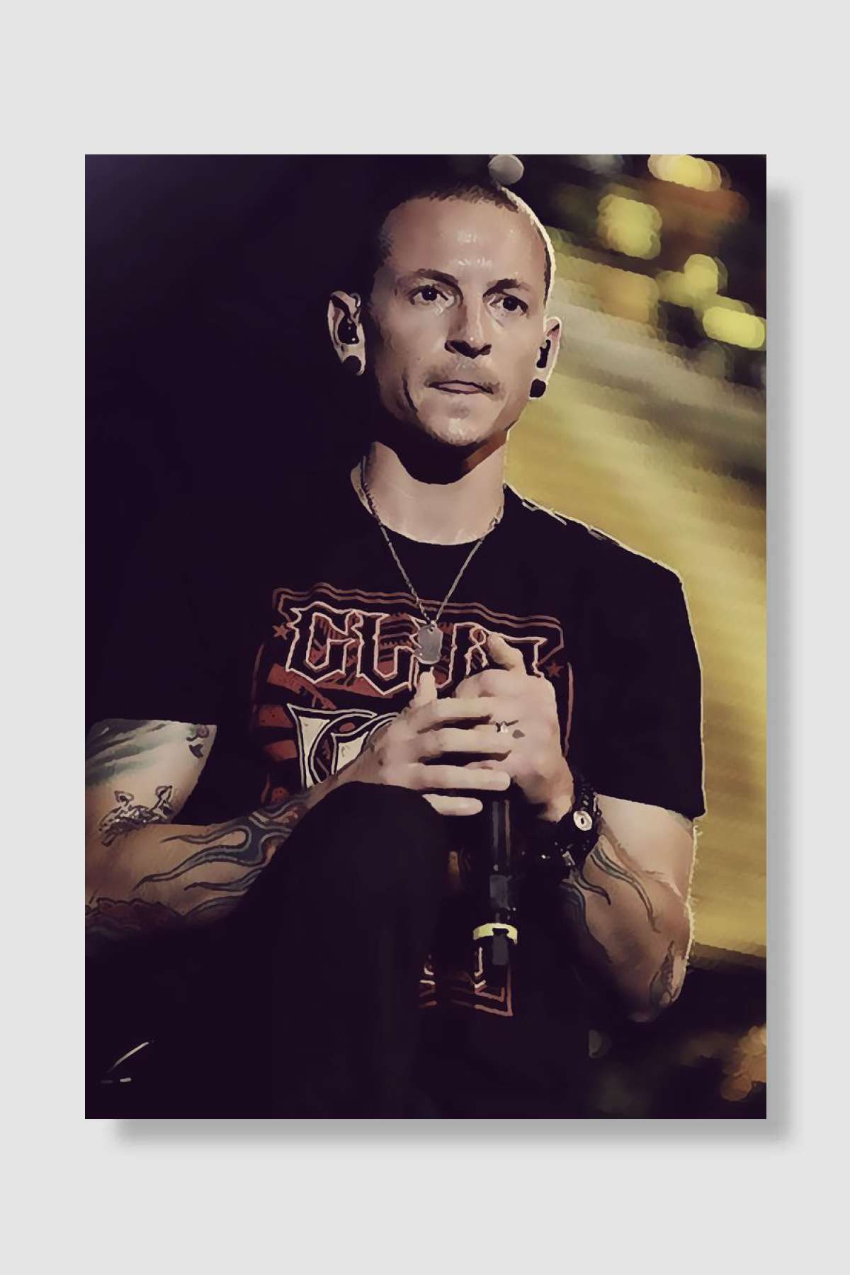 Linkin Park 234 Müzik Poster Çerçevesiz Yüksek Kalite Müzik Afiş Duvar Poster