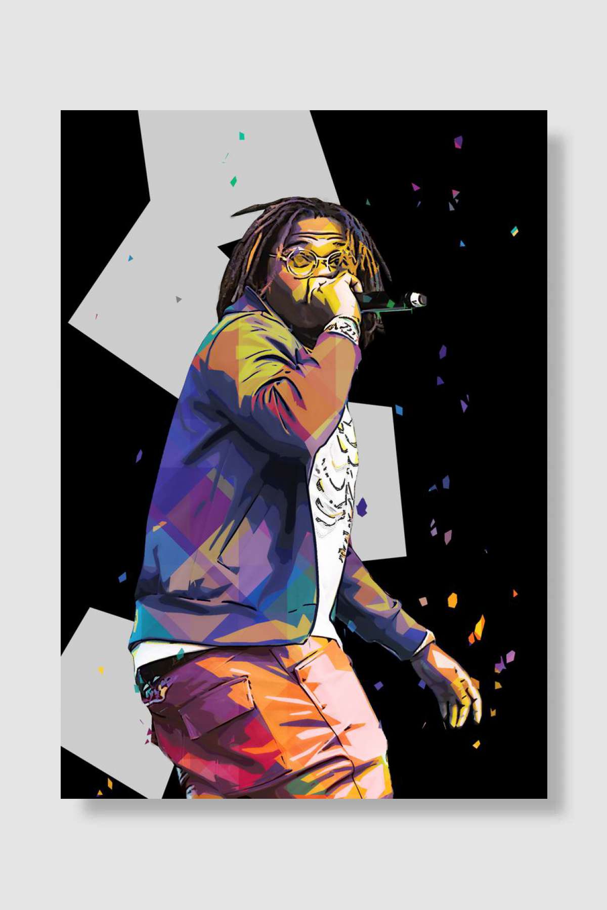 Gunna Müzik Poster Çerçevesiz Yüksek Kalite Müzik Afiş Duvar Poster