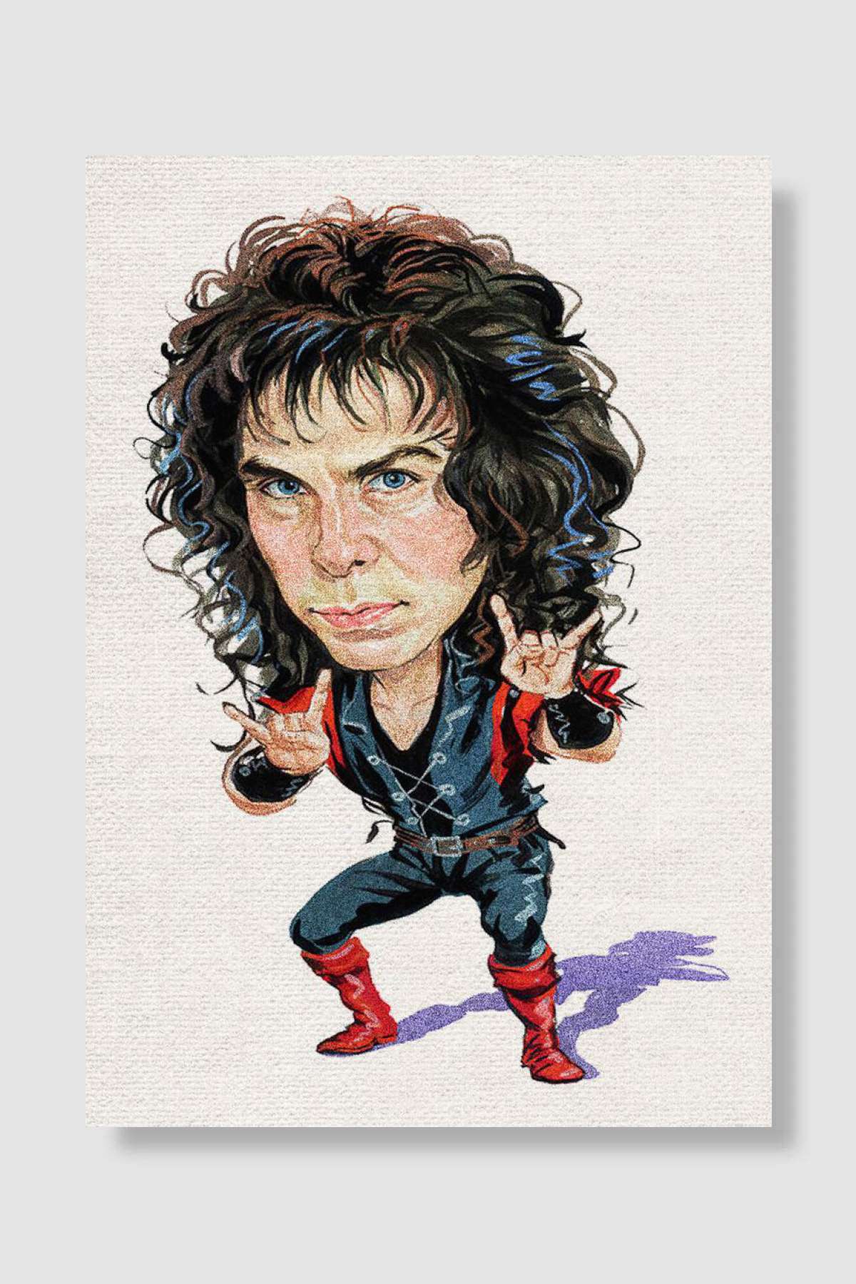 Ronnie James Dio Müzik Poster Çerçevesiz Yüksek Kalite Müzik Afiş Duvar Poster