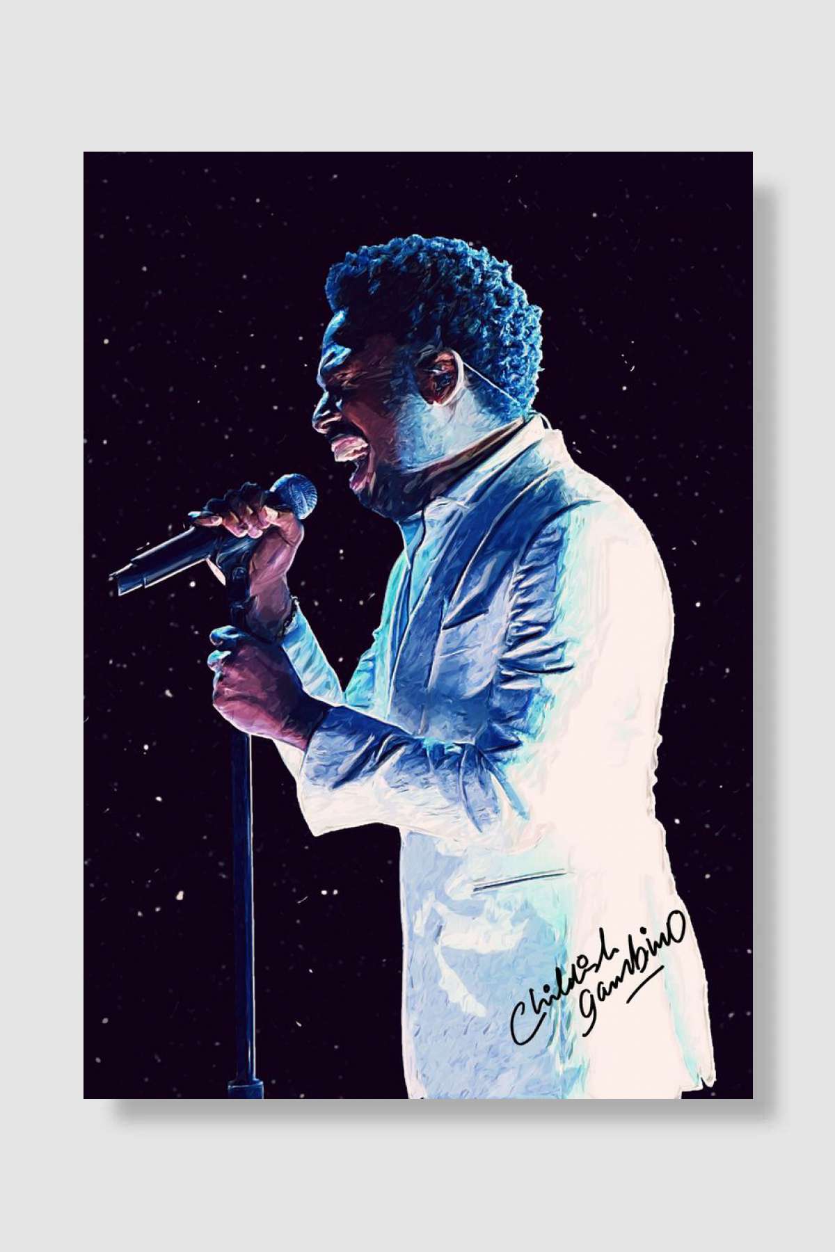 Childish Gambino Müzik Poster Çerçevesiz Yüksek Kalite Müzik Afiş Duvar Poster