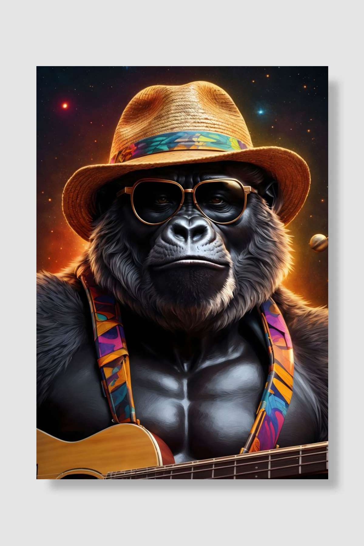 Jimmy Gorellix Müzik Poster Çerçevesiz Yüksek Kalite Müzik Afiş Duvar Poster