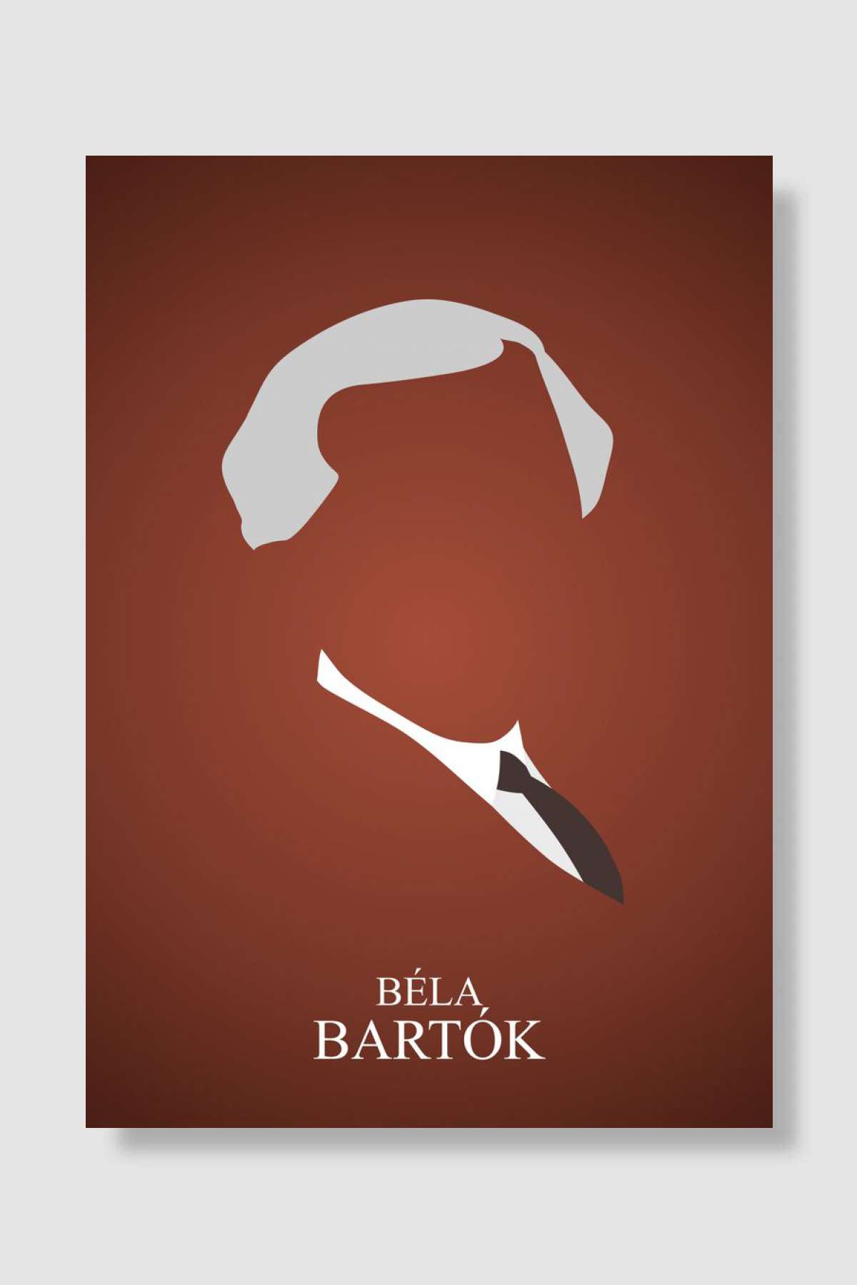 Bela Bartok Müzik Poster Çerçevesiz Yüksek Kalite Müzik Afiş Duvar Poster
