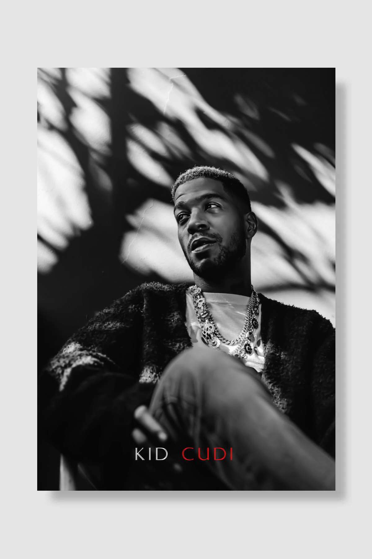 Kid cudi Müzik Poster Çerçevesiz Yüksek Kalite Müzik Afiş Duvar Poster