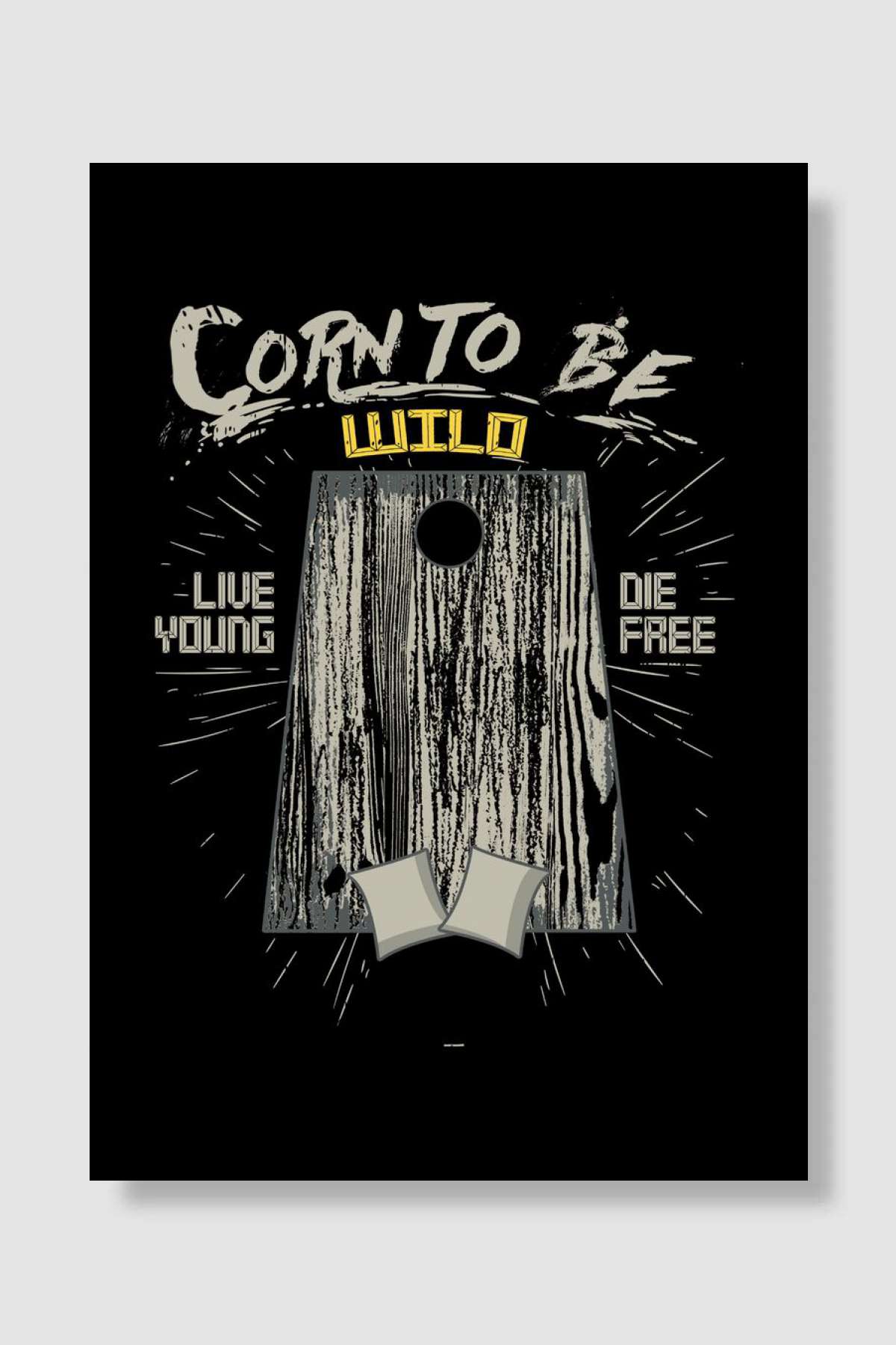 Cornhole Funny Player Gift Müzik Poster Çerçevesiz Yüksek Kalite Müzik Afiş Duvar Poster