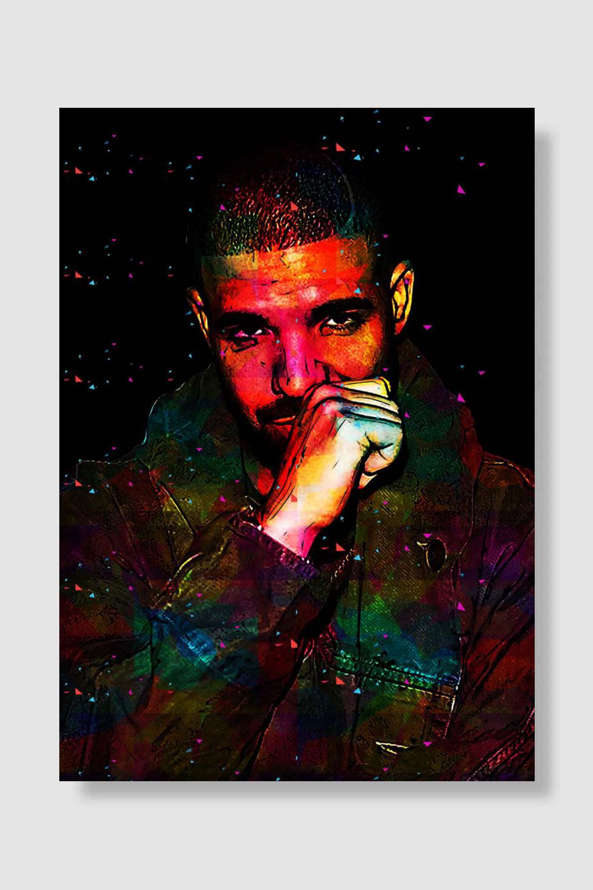 Drake Müzik Poster Çerçevesiz Yüksek Kalite Müzik Afiş Duvar Poster