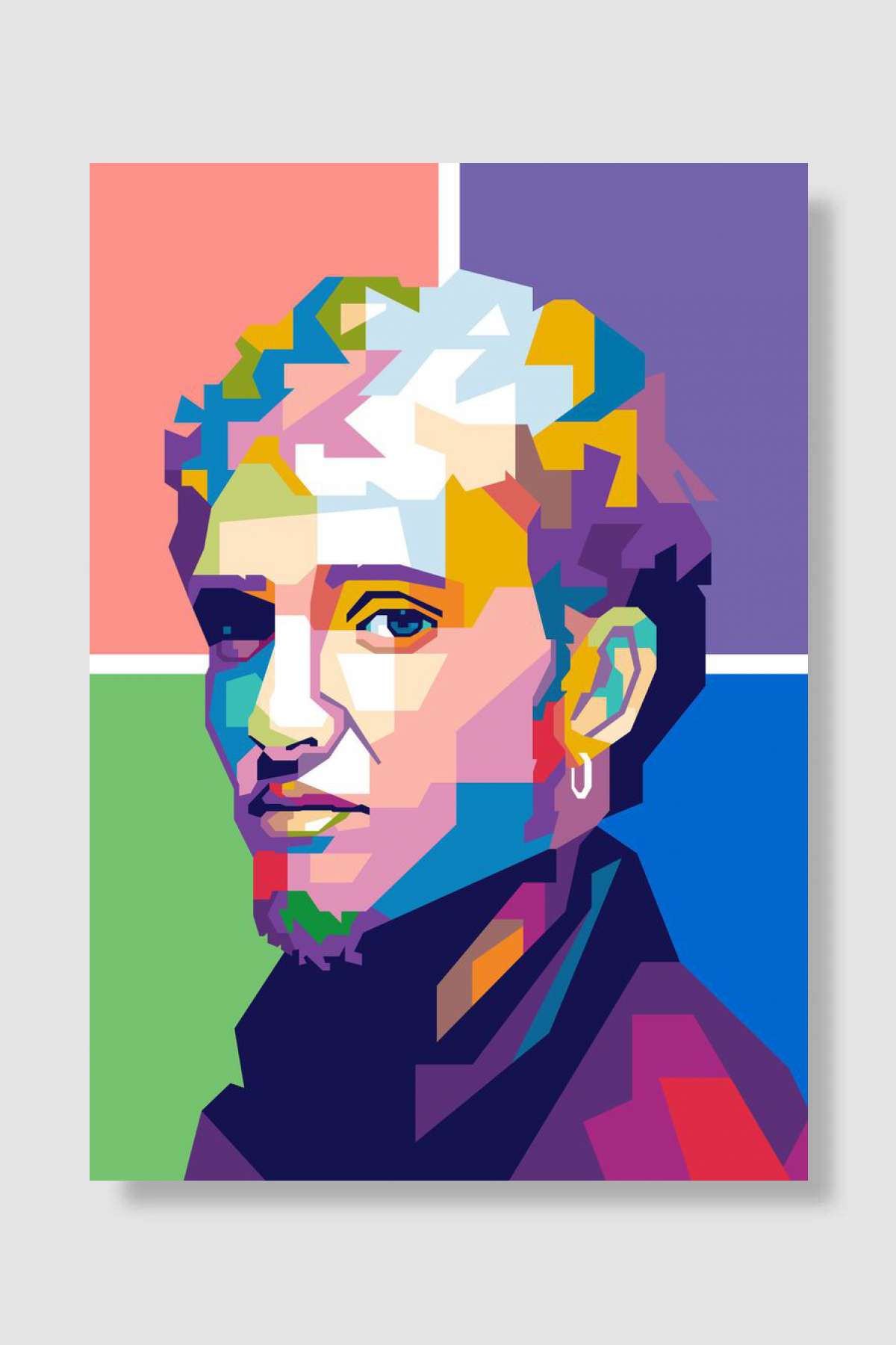 Layne Staley Müzik Poster Çerçevesiz Yüksek Kalite Müzik Afiş Duvar Poster