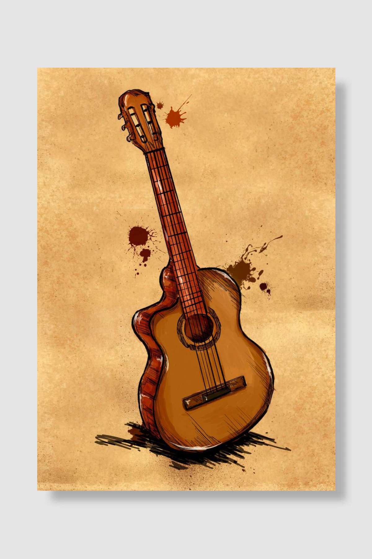 Music Poster Müzik Poster Çerçevesiz Yüksek Kalite Müzik Afiş Duvar Poster