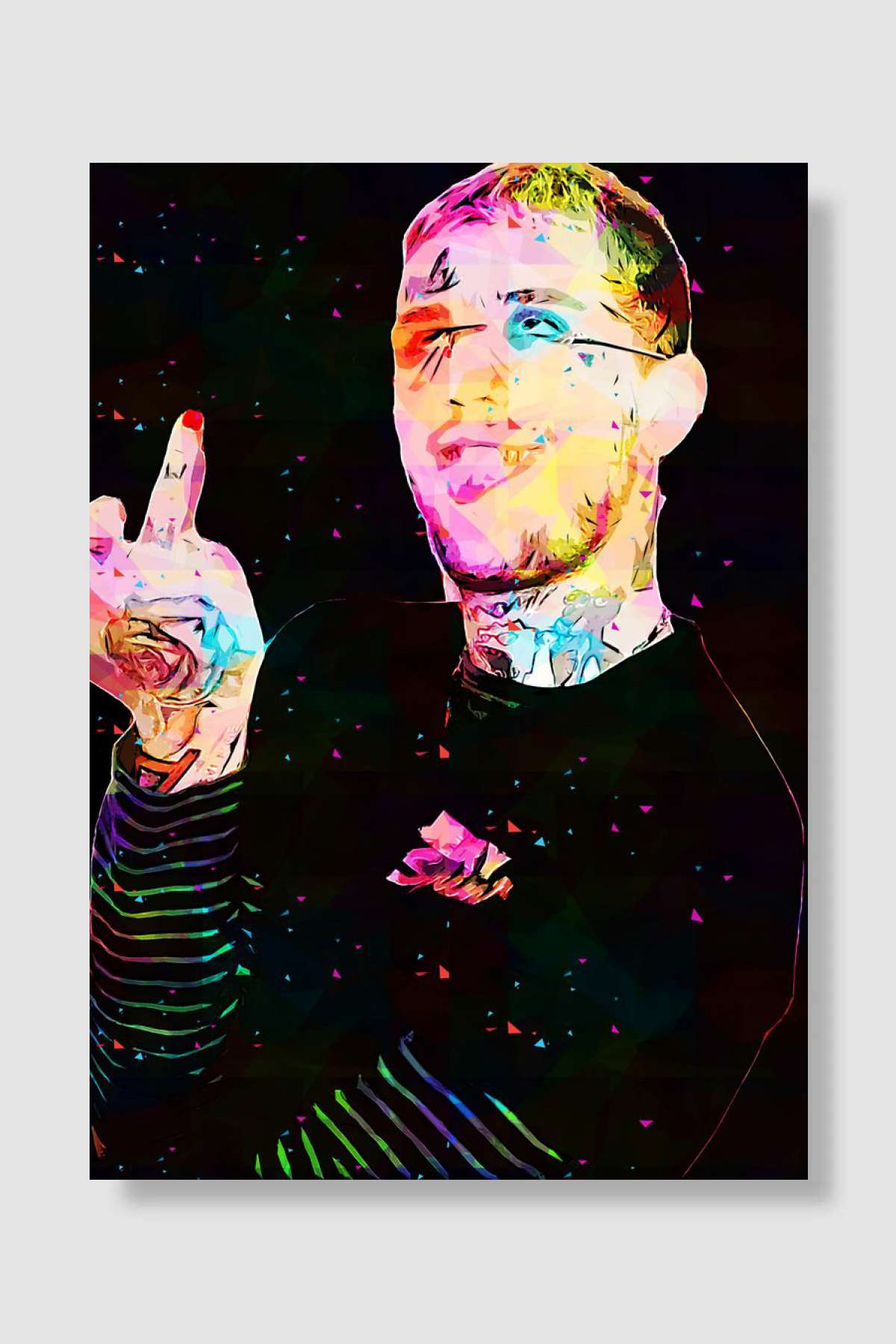 Lil Peep Müzik Poster Çerçevesiz Yüksek Kalite Müzik Afiş Duvar Poster