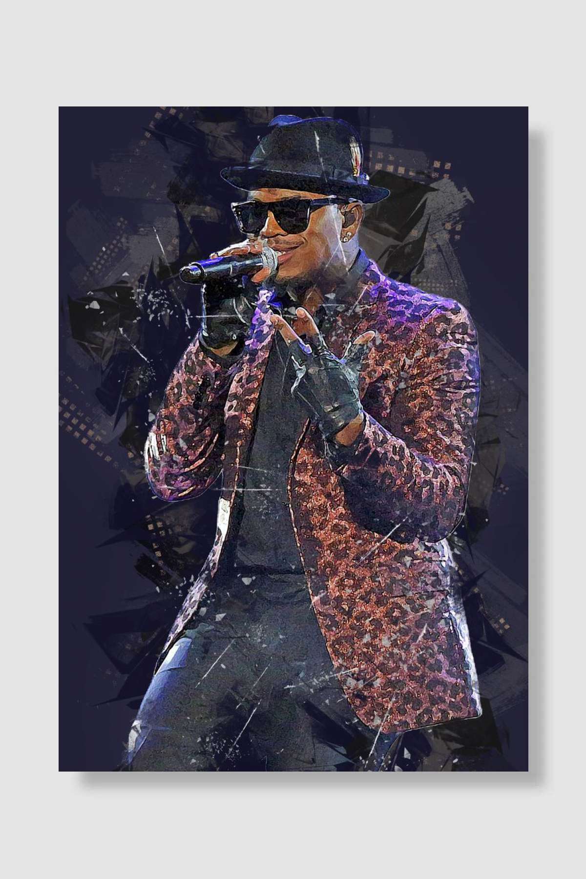 NeYo Müzik Poster Çerçevesiz Yüksek Kalite Müzik Afiş Duvar Poster