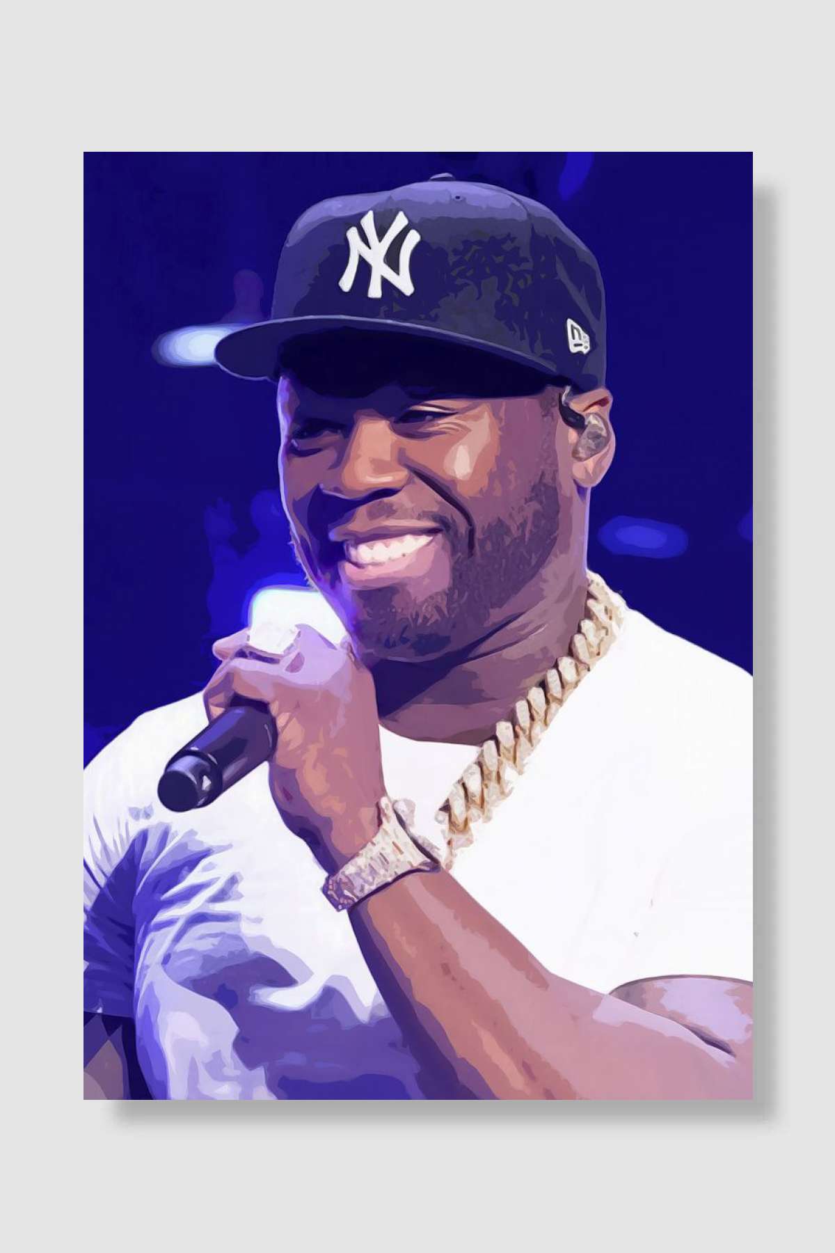 50 Cent Müzik Poster Çerçevesiz Yüksek Kalite Müzik Afiş Duvar Poster