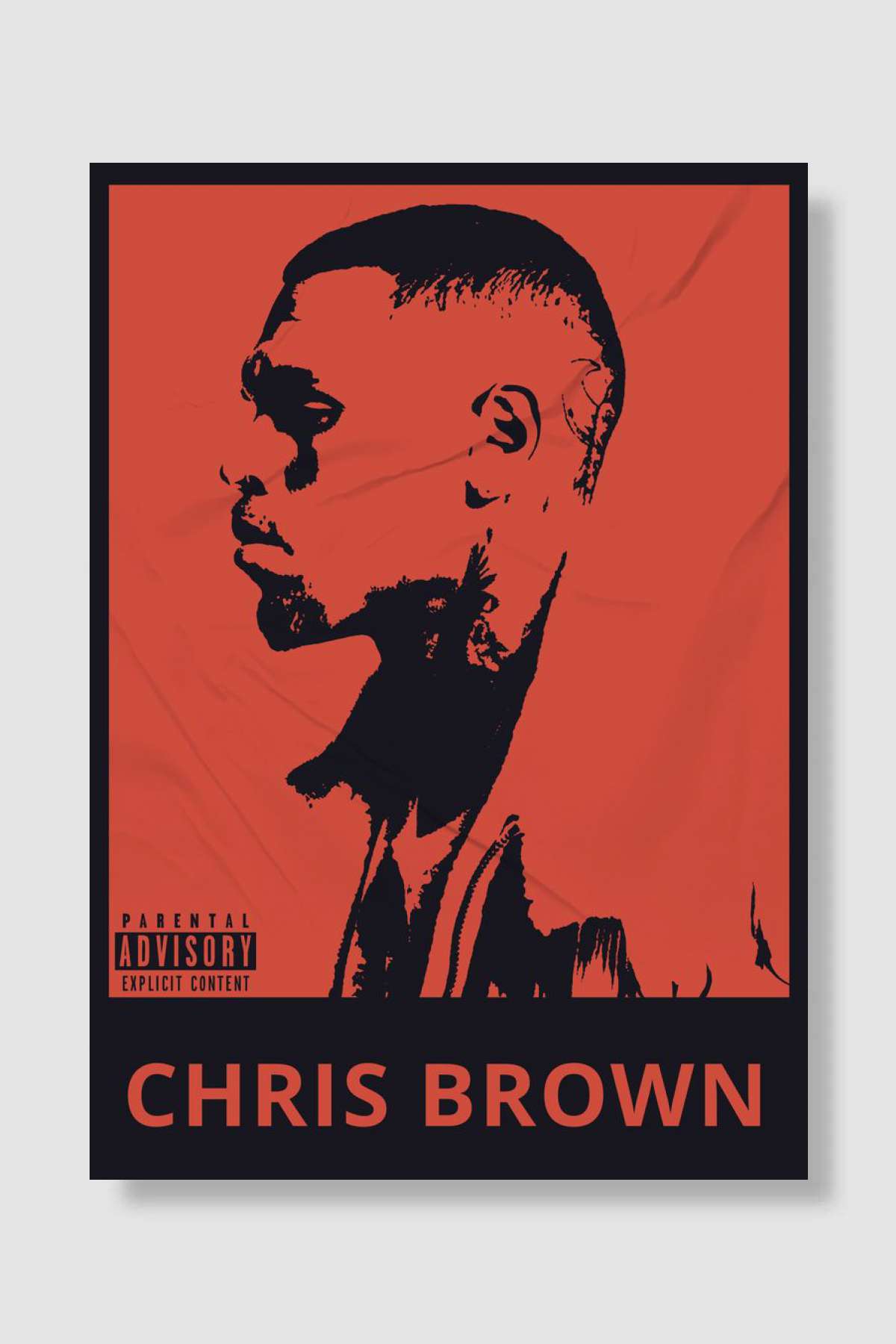 Christopher Brown Müzik Poster Çerçevesiz Yüksek Kalite Müzik Afiş Duvar Poster