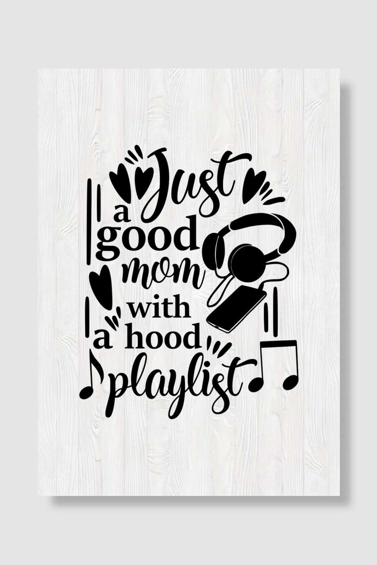 Mom Müzik Poster Çerçevesiz Yüksek Kalite Müzik Afiş Duvar Poster