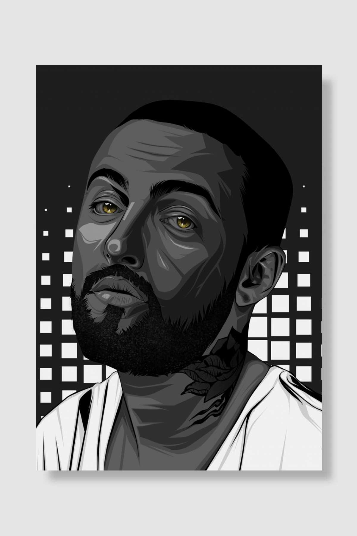 Mac Miller Müzik Poster Çerçevesiz Yüksek Kalite Müzik Afiş Duvar Poster