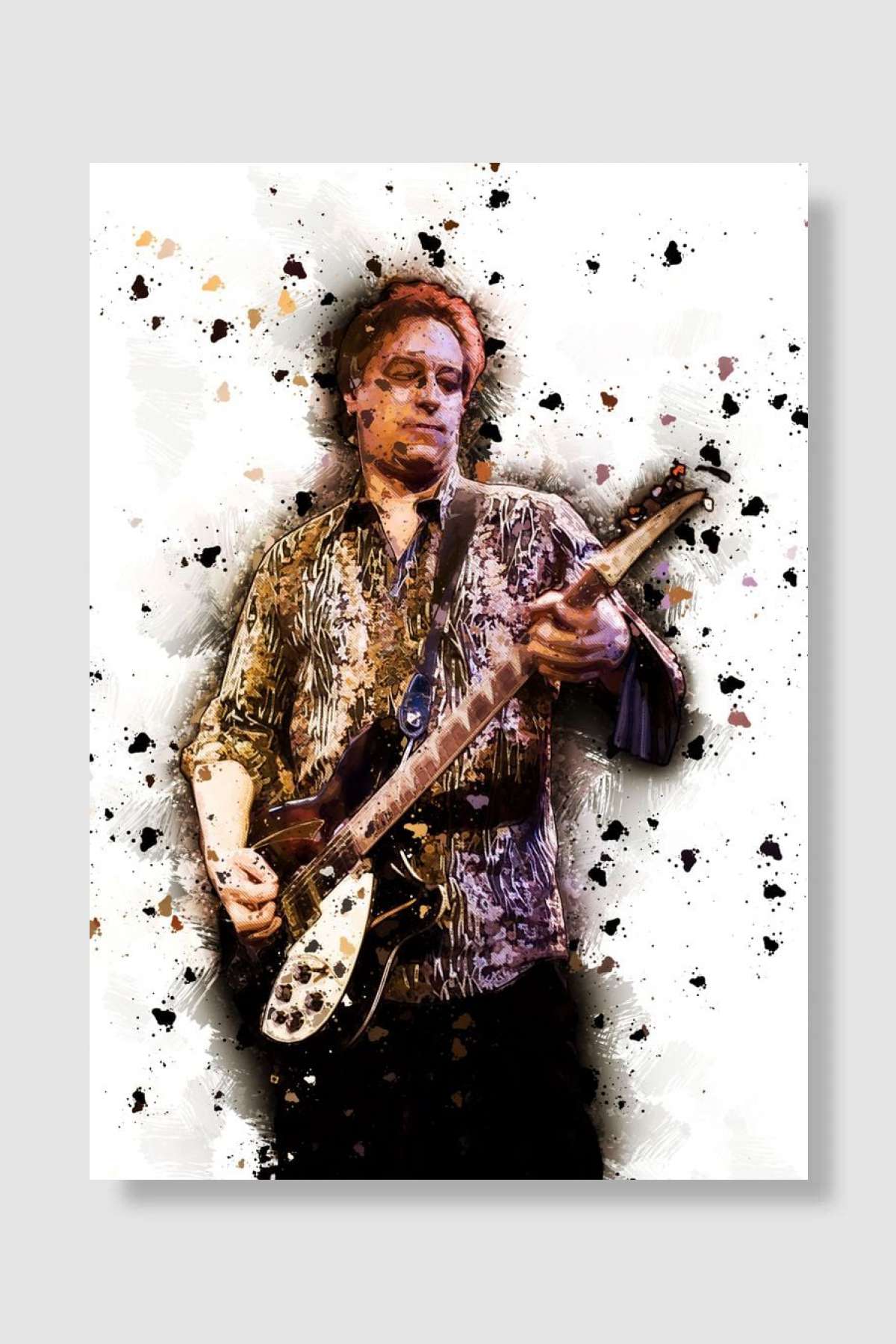 Peter Buck Müzik Poster Çerçevesiz Yüksek Kalite Müzik Afiş Duvar Poster