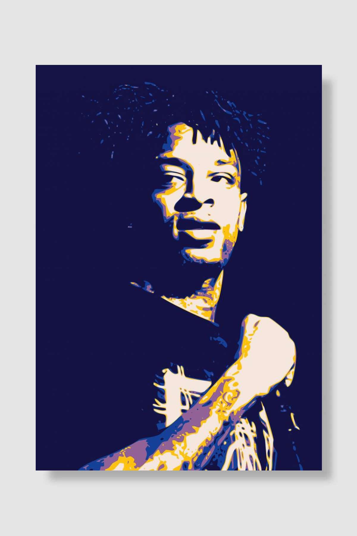 21Savage Popart Abstract 1 Müzik Poster Çerçevesiz Yüksek Kalite Müzik Afiş Duvar Poster