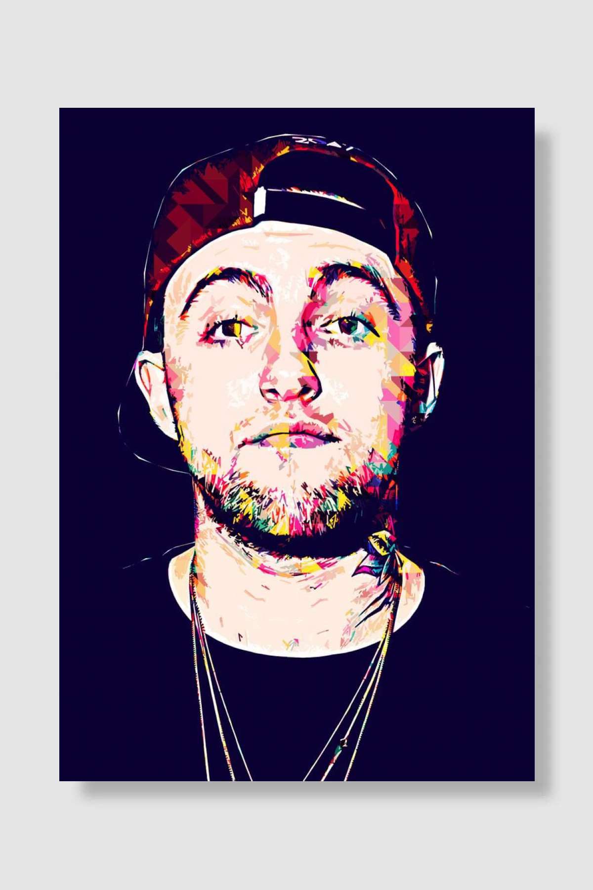 Mac Miller Müzik Poster Çerçevesiz Yüksek Kalite Müzik Afiş Duvar Poster