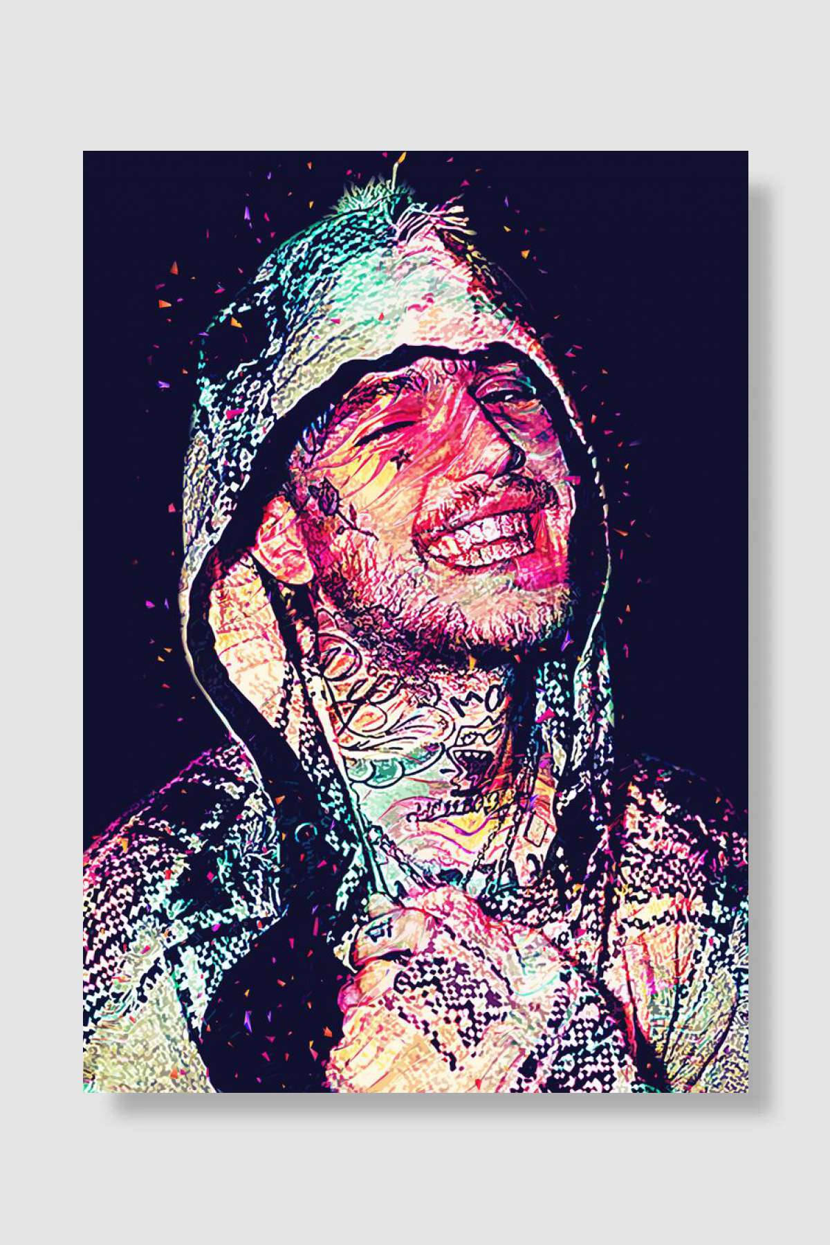 Lil Peep Müzik Poster Çerçevesiz Yüksek Kalite Müzik Afiş Duvar Poster