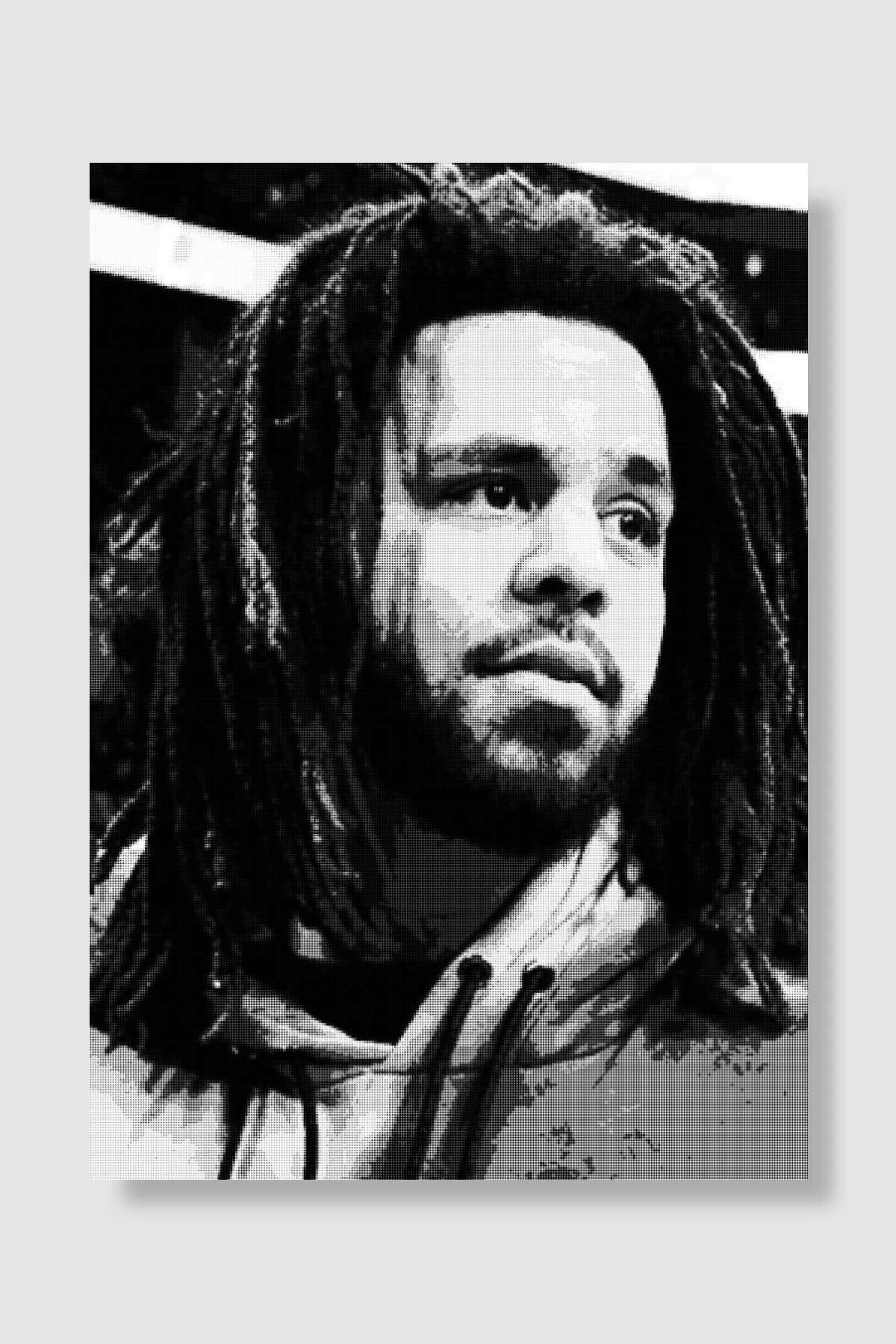 J Cole Müzik Poster Çerçevesiz Yüksek Kalite Müzik Afiş Duvar Poster