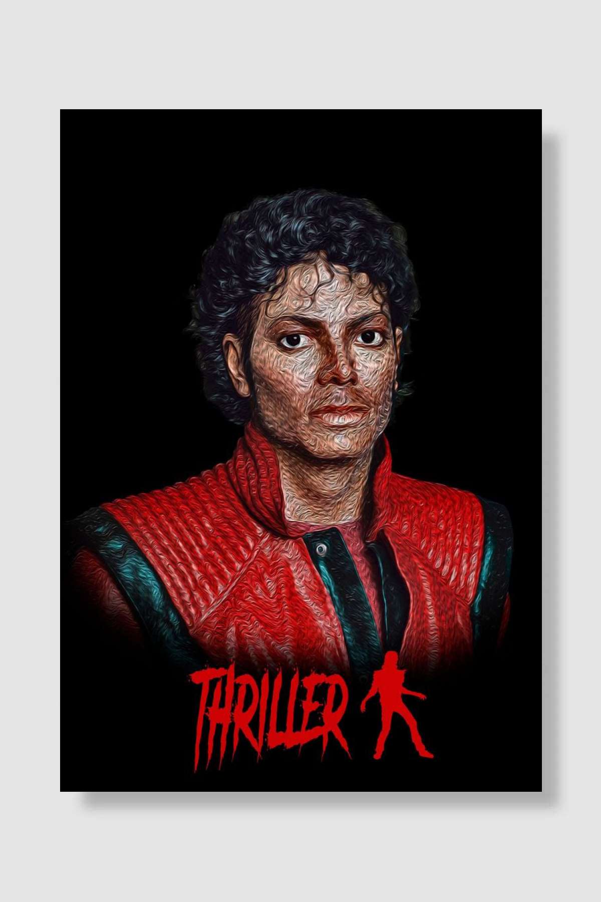 THRILLER Müzik Poster Çerçevesiz Yüksek Kalite Müzik Afiş Duvar Poster